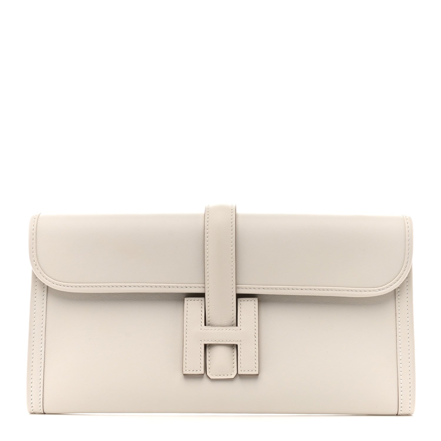 Hermes Swift Jige Elan 29 Clutch Gris Pale 1839146 – FASHIONPHILE