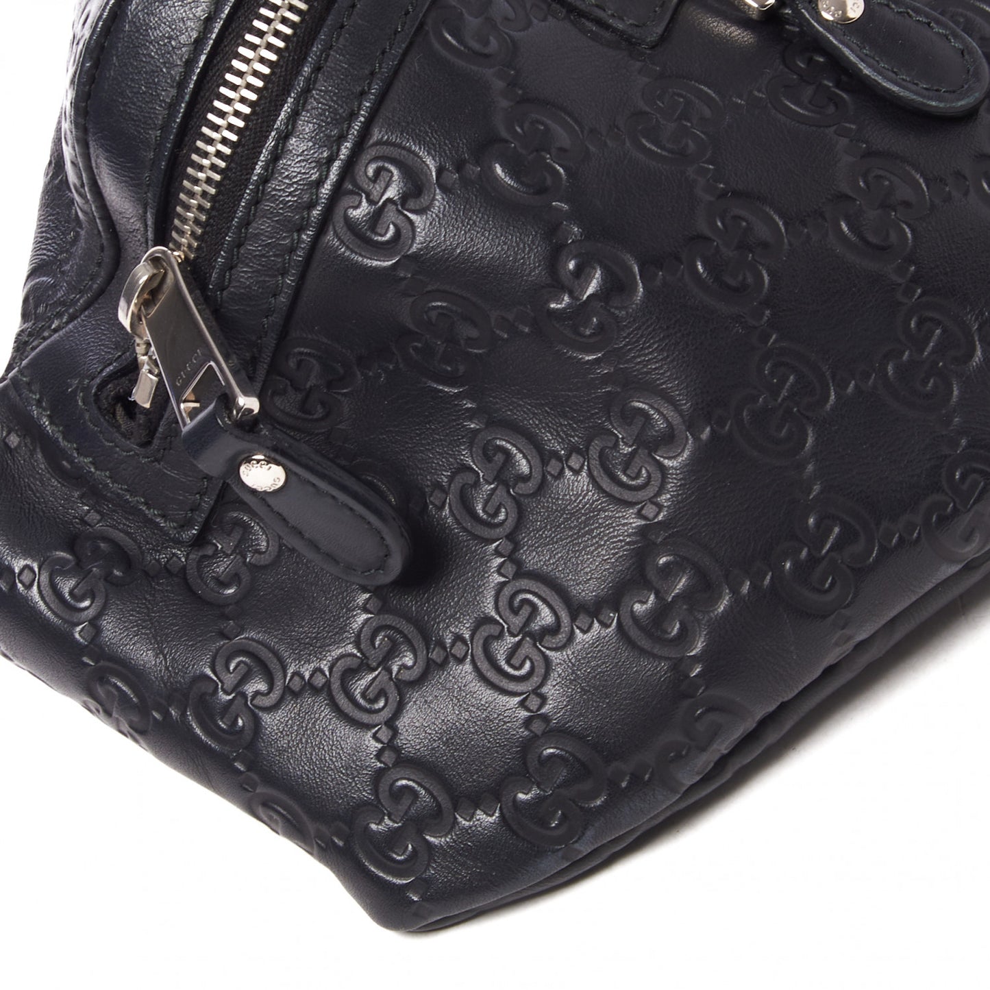 Guccissima Web Belt Bag Navy