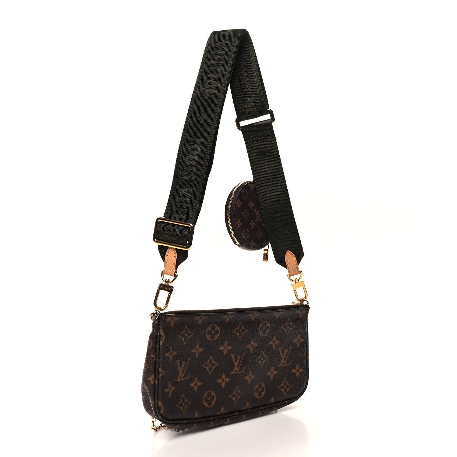 Louis Vuitton Monogram Multi Pochette Accessories Kaki 3 of 12