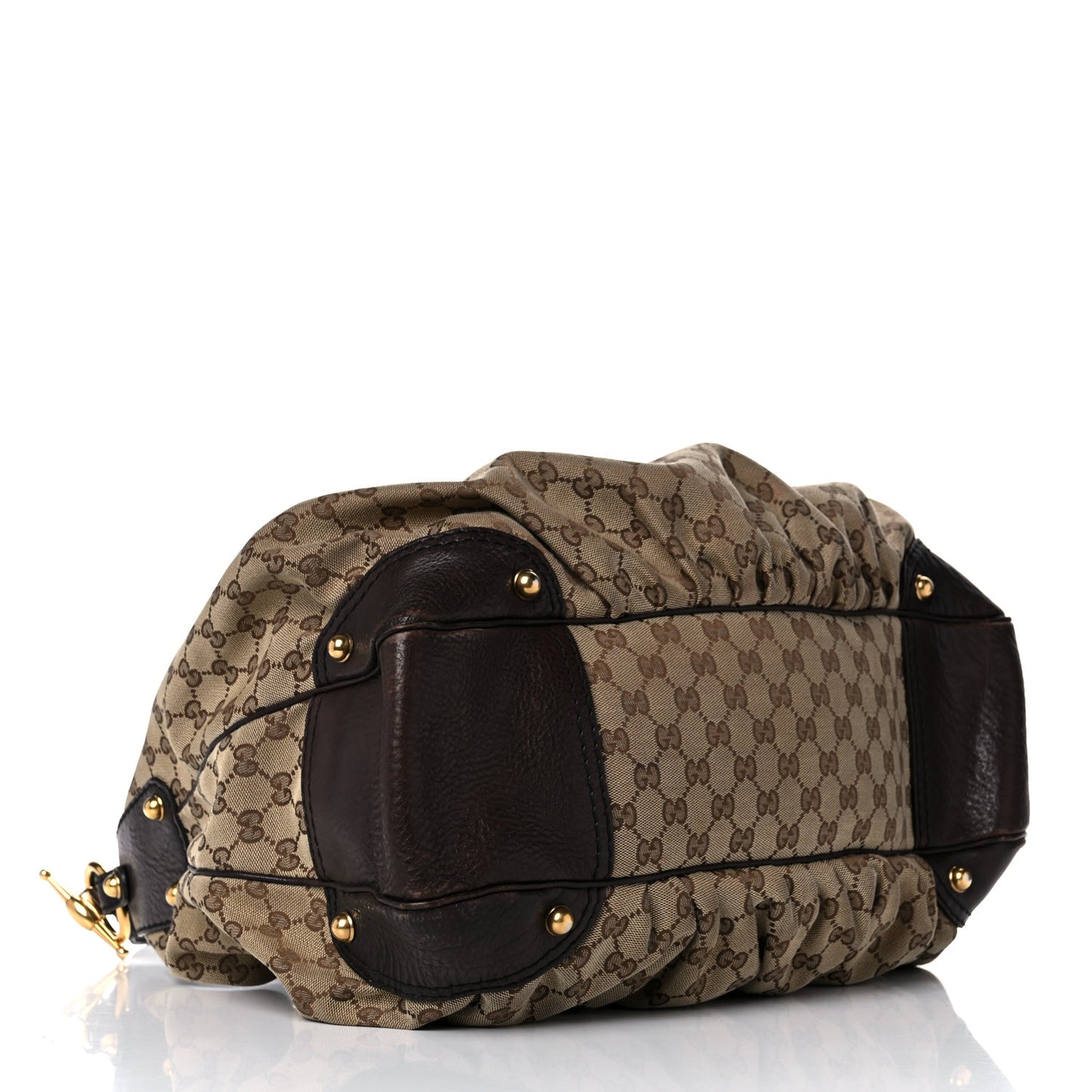 Monogram Large Jockey Hobo Dark Brown