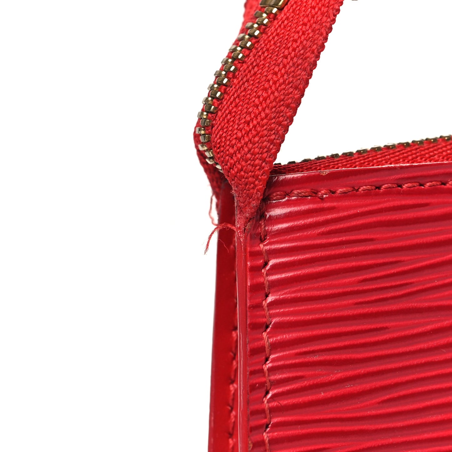 Epi Pochette Accessories 24 Castillan Red