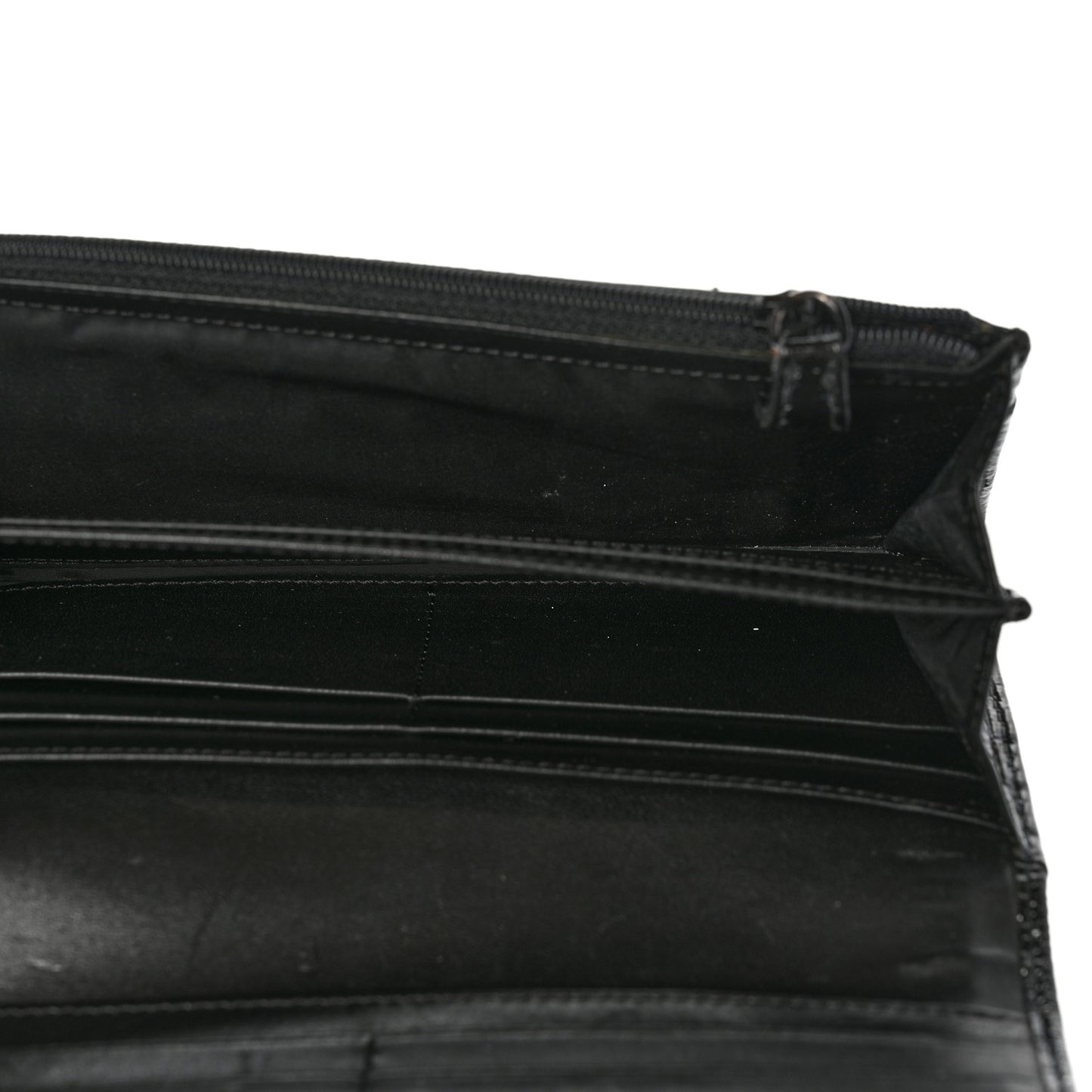 Nylon Beat Check Floral Continental Wallet Black