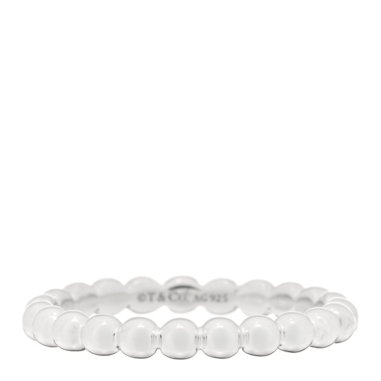 Sterling Silver HardWear Bead Ring 57 8