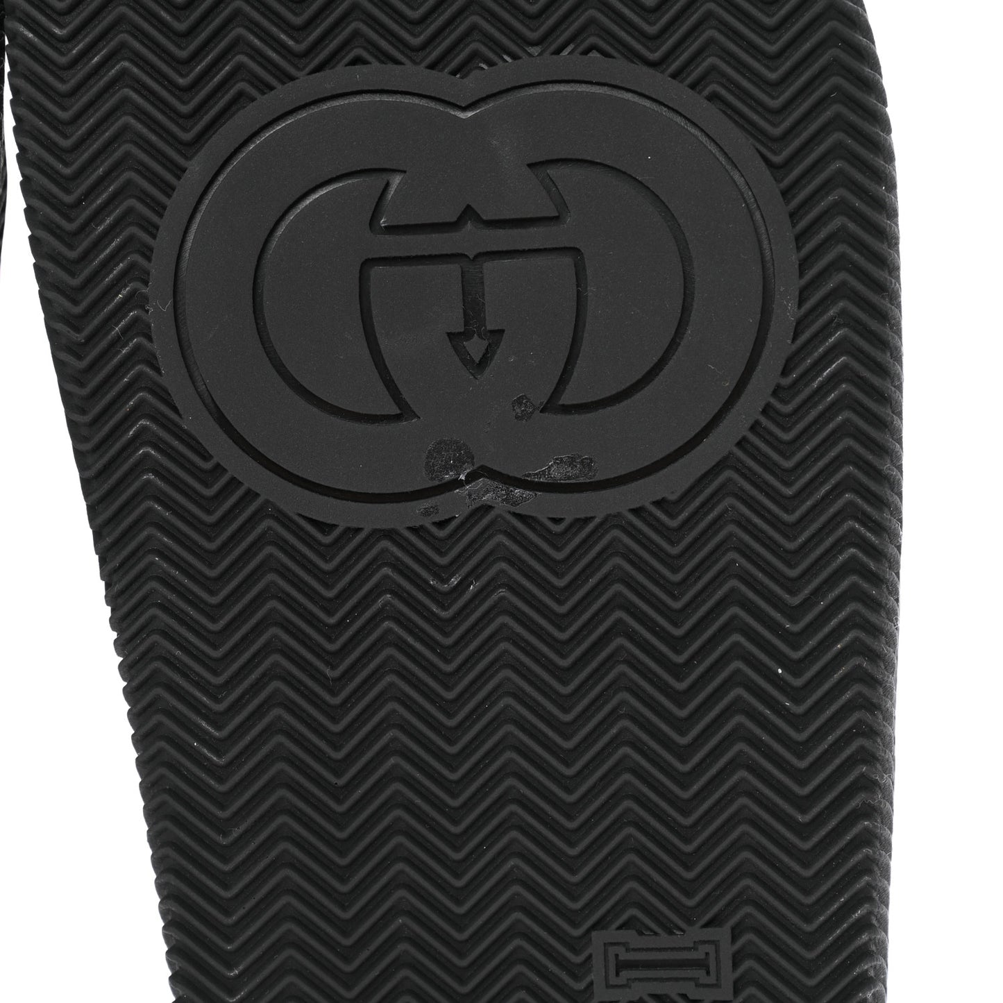 Rubber Web Mens Slide Sandals 10 Green Red