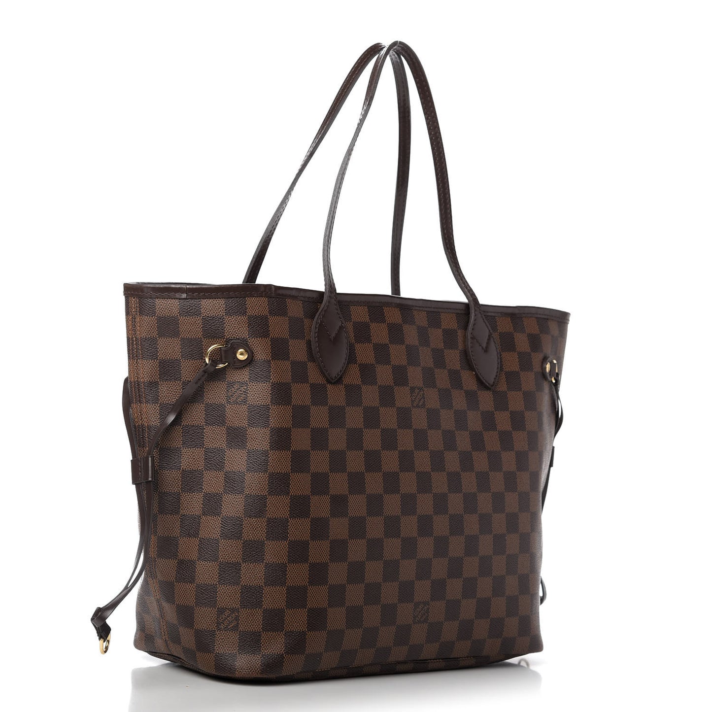 Damier Ebene Neo Neverfull MM Rose Ballerine
