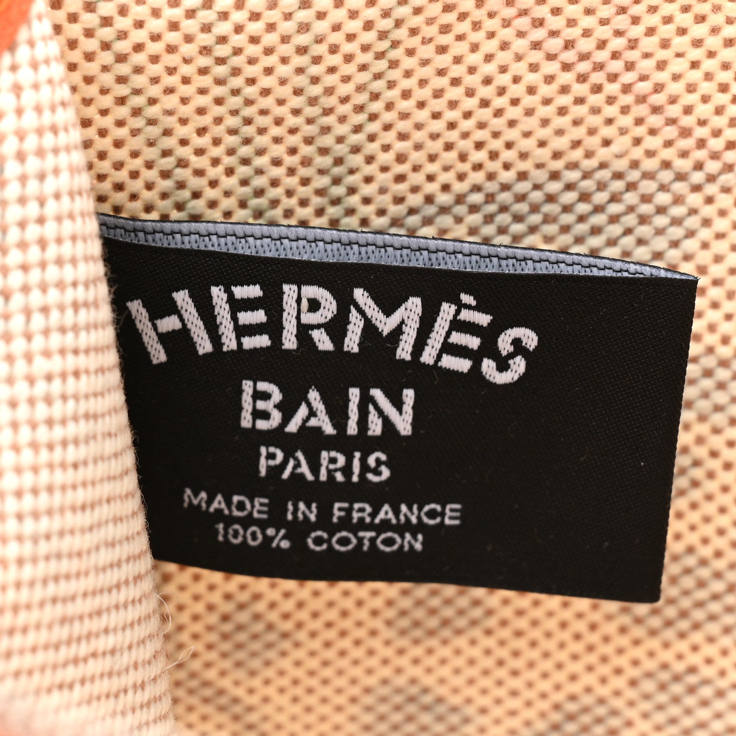 Hermes Canvas Jin et Leo Flat Case Marine Corail 6 of 8