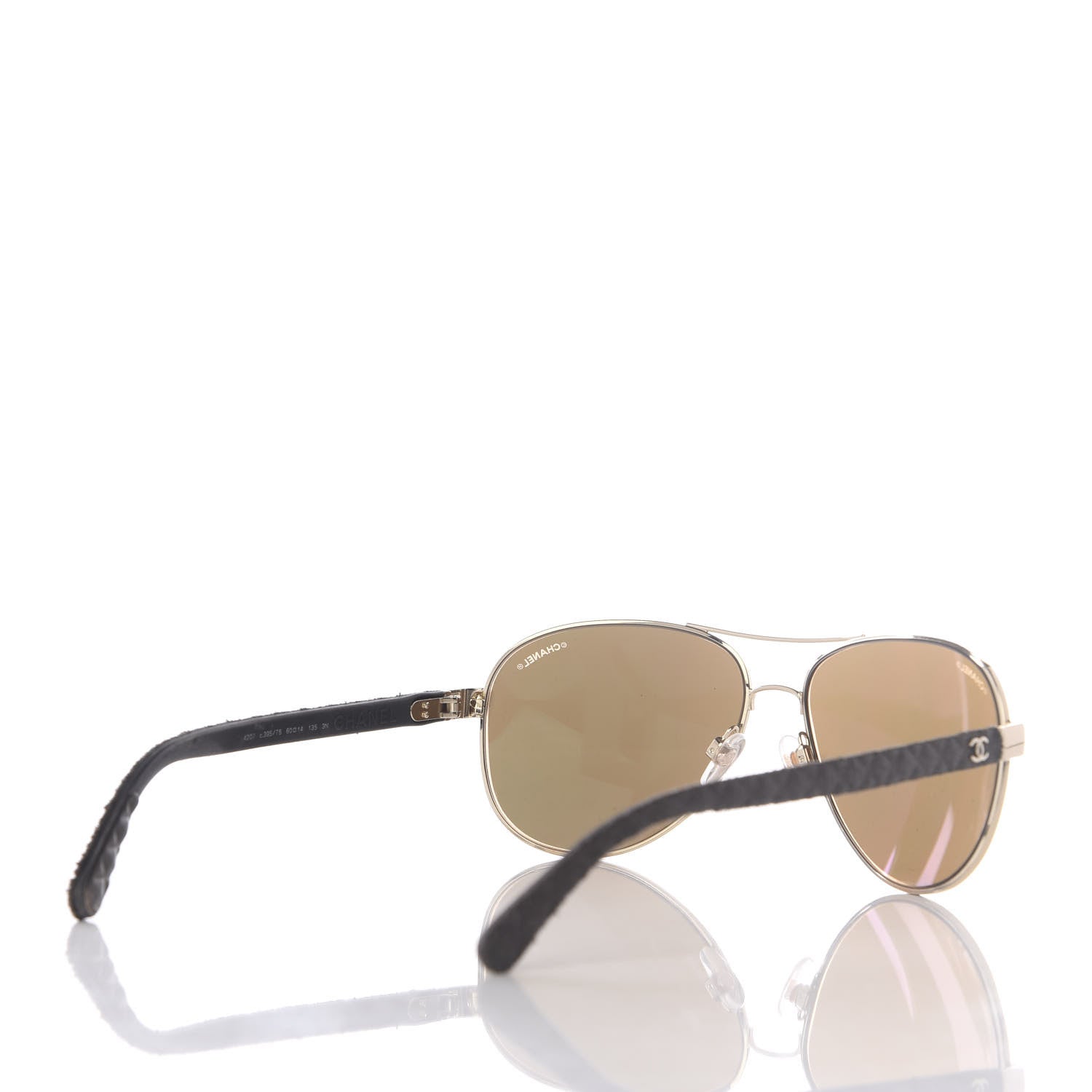 Chanel Pilot Quilting Sunglasses 4207 Gold 5 of 6