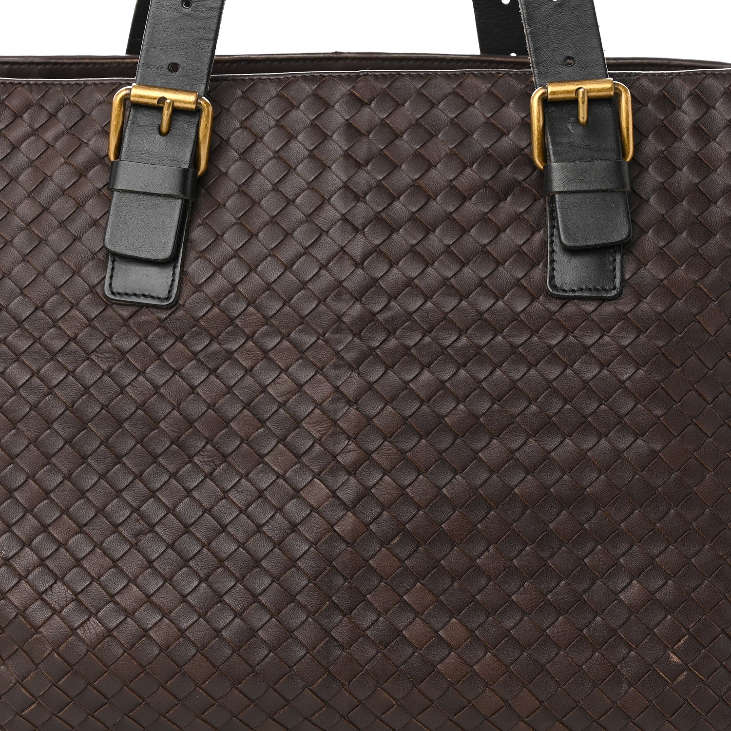 Bottega Veneta Intrecciato Light Calf Shopper Tote Ebano 8 of 15