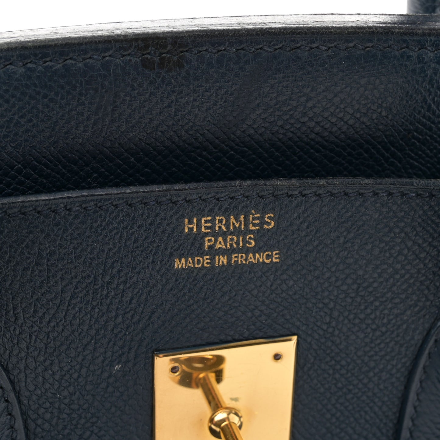 Epsom Birkin 35 Bleu de Prusse