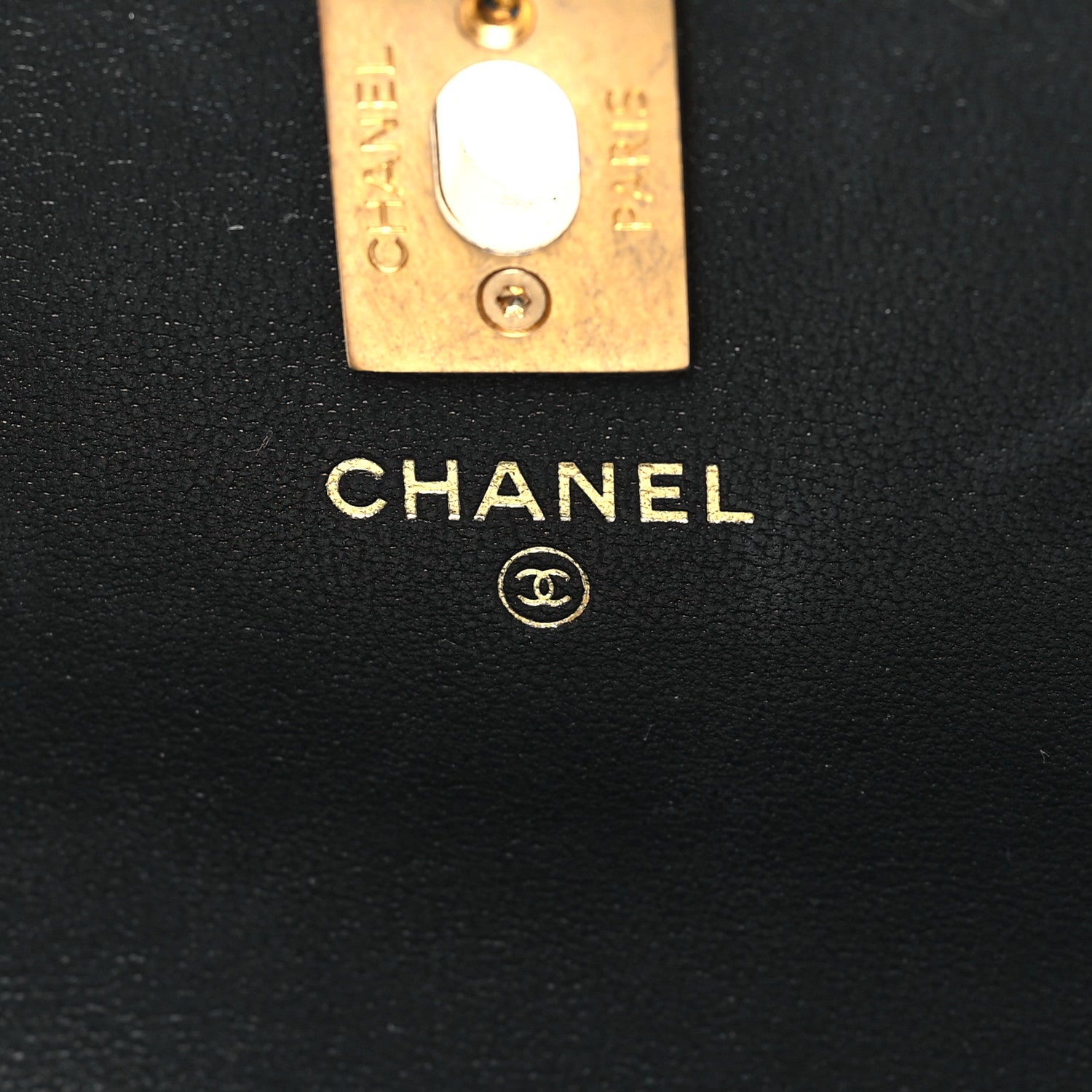 Chanel Caviar Quilted Chain Link Clutch With Chain Black 6 of 9