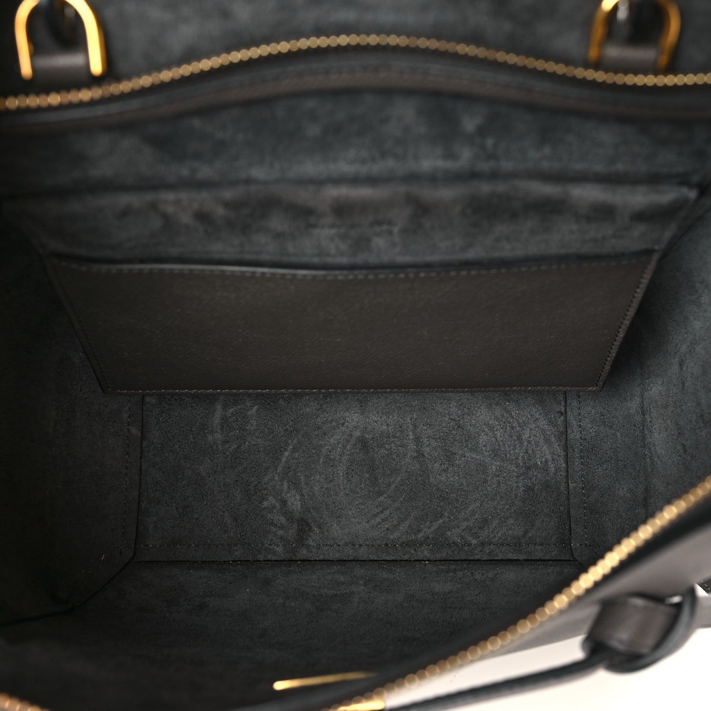 Baby Grained Calfskin Micro Belt Bag Grey