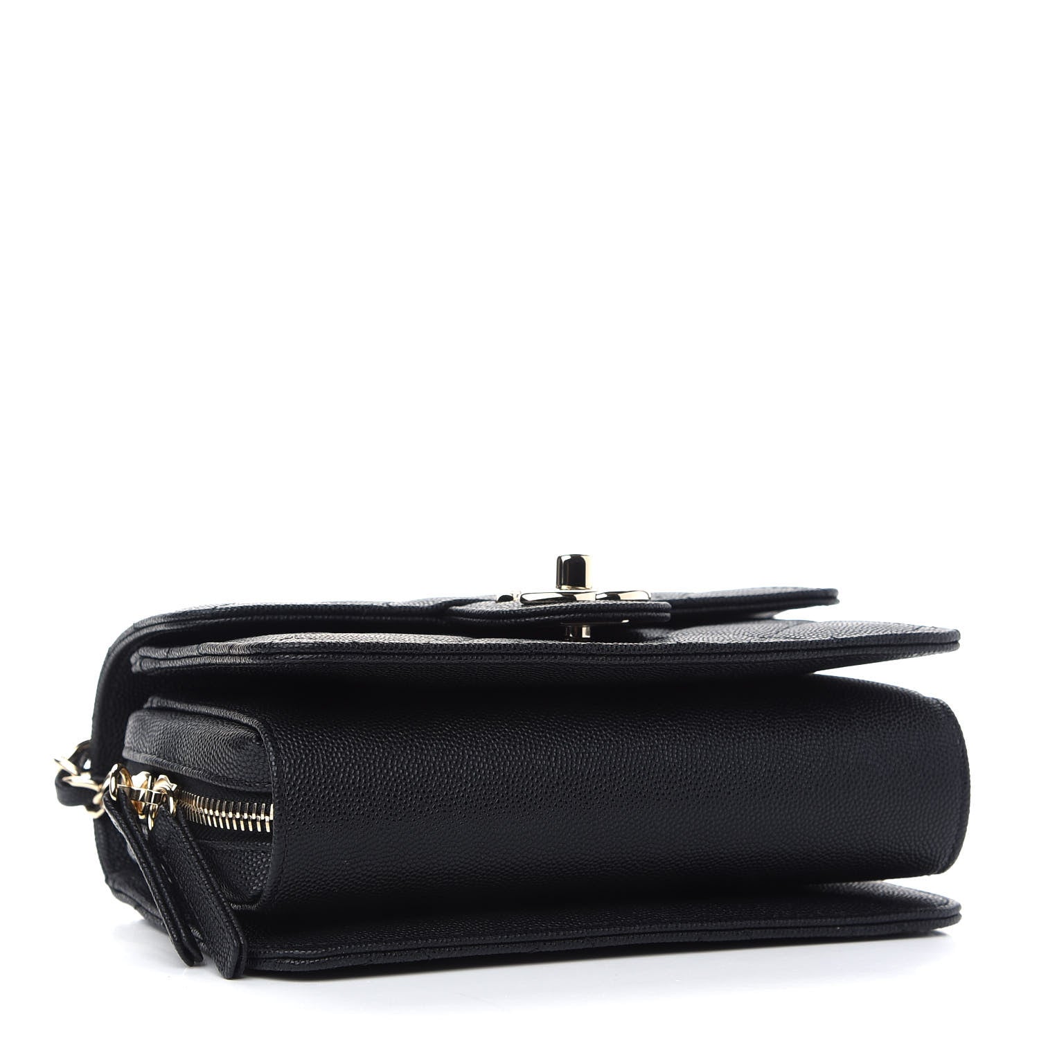 Chanel Caviar Quilted Like A Wallet Flap Black 4 of 10