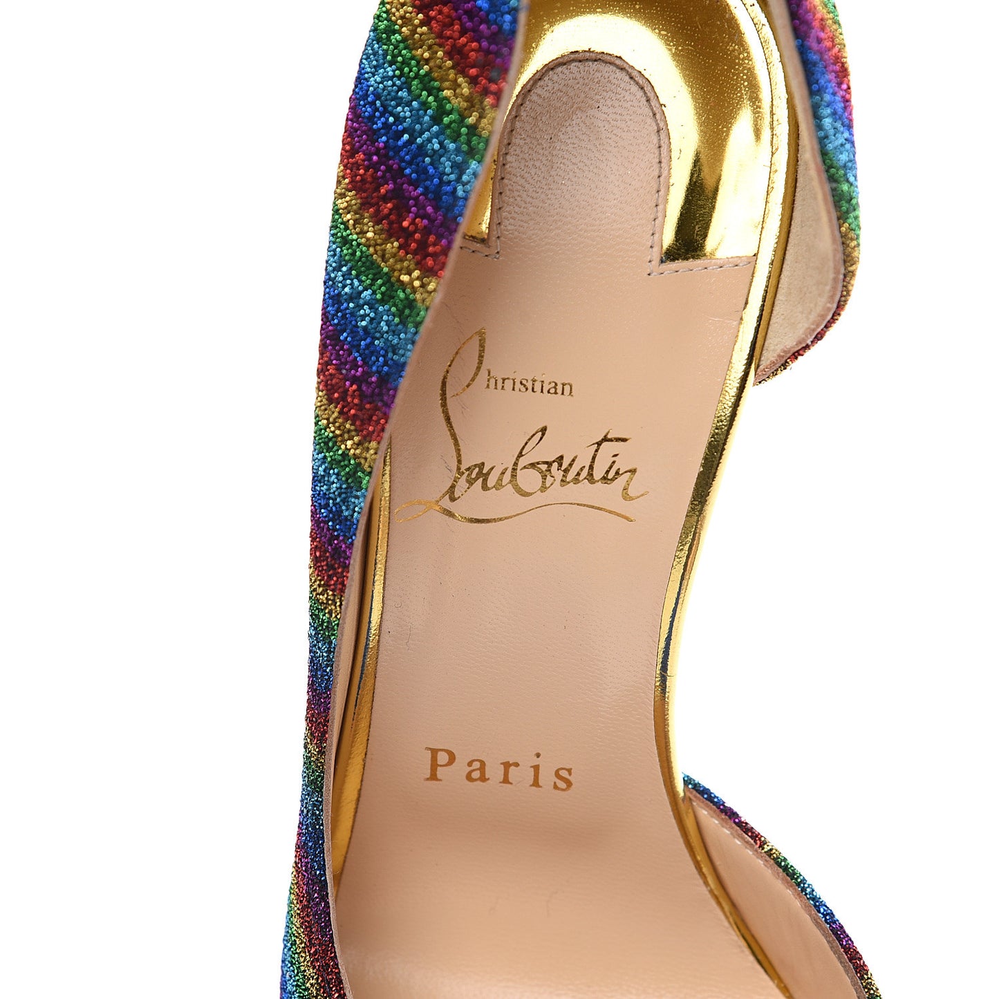 Lurex Arc En Ciel Iriza 100 Pumps 37 Multicolor Gold