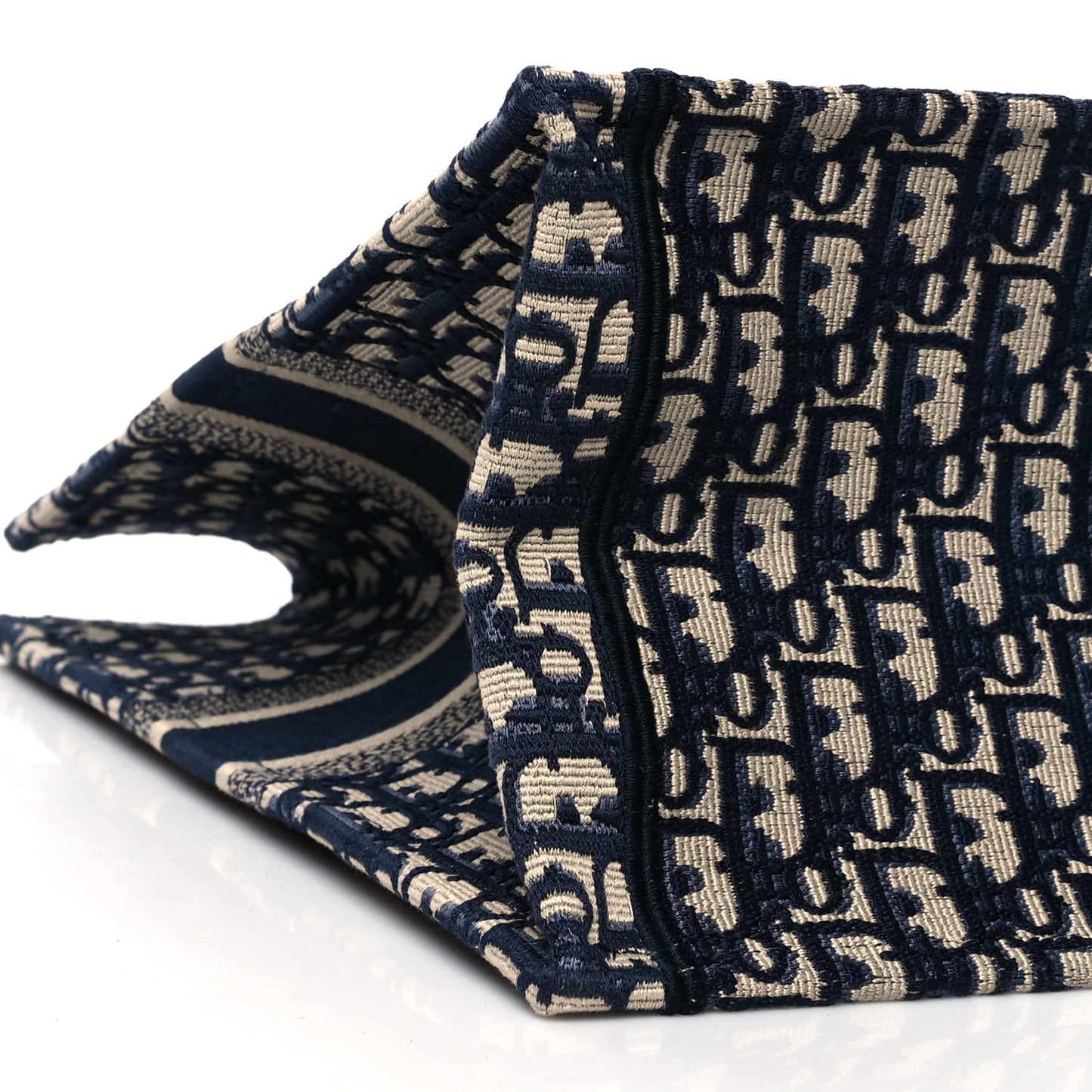 Oblique Large Book Tote Blue Multicolor