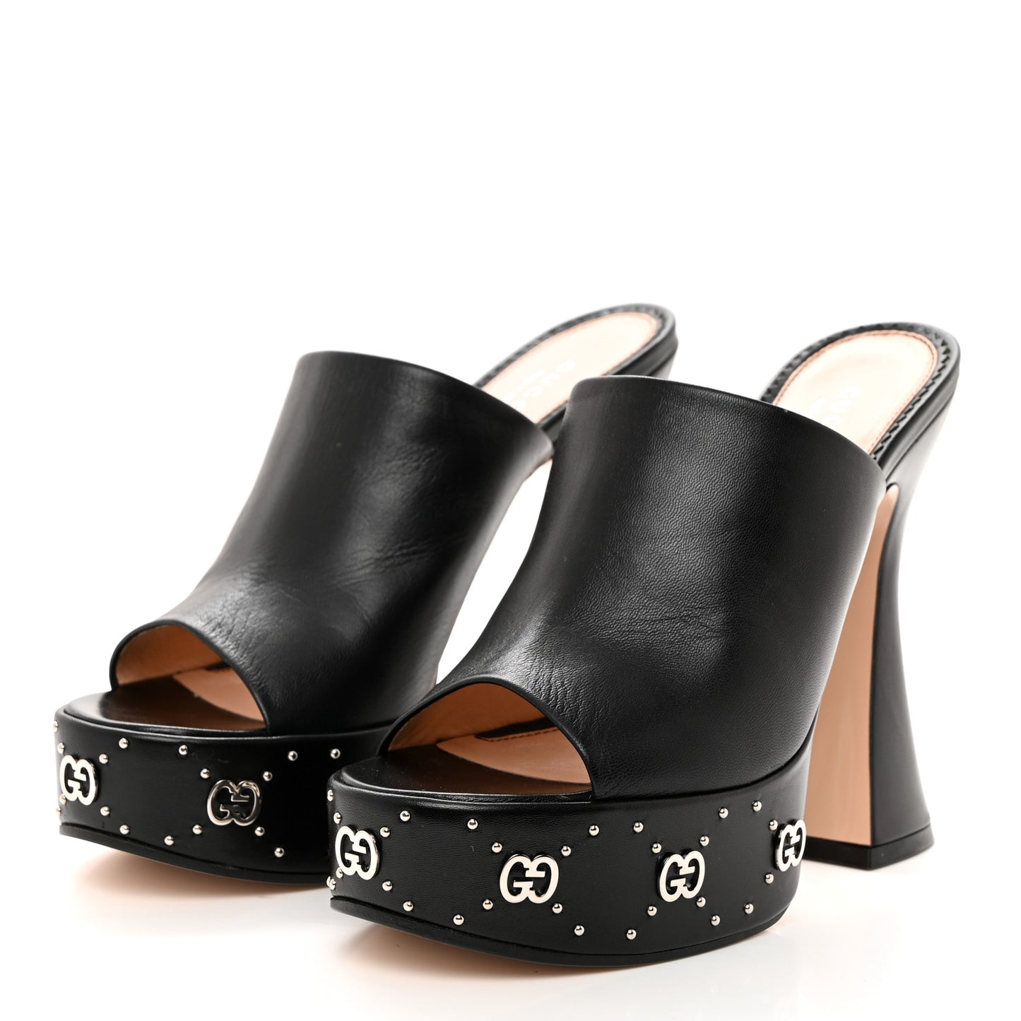 Malaga Kid Janaya 150mm Platform Sandals 39.5 Black
