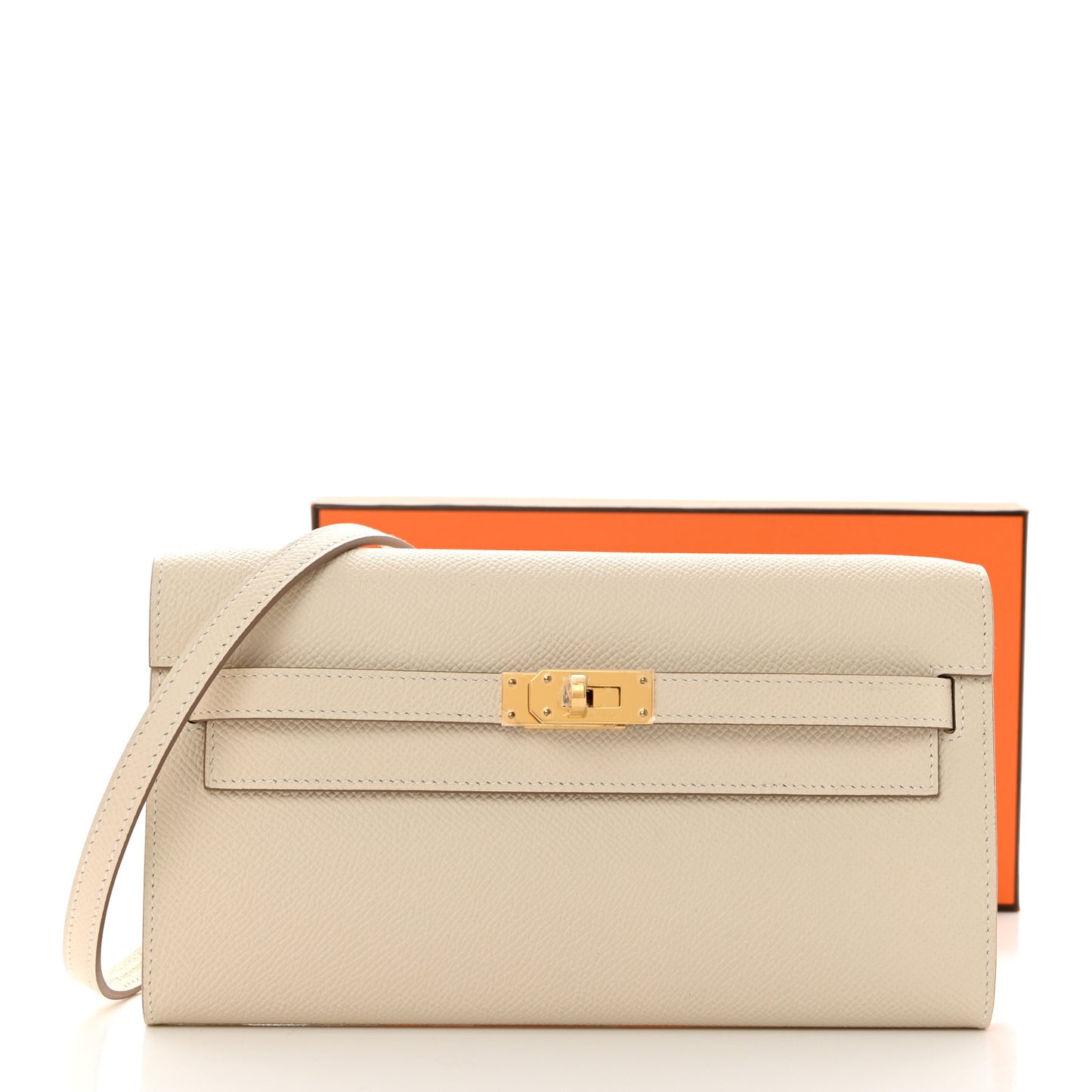 Epsom Kelly Wallet To Go Craie