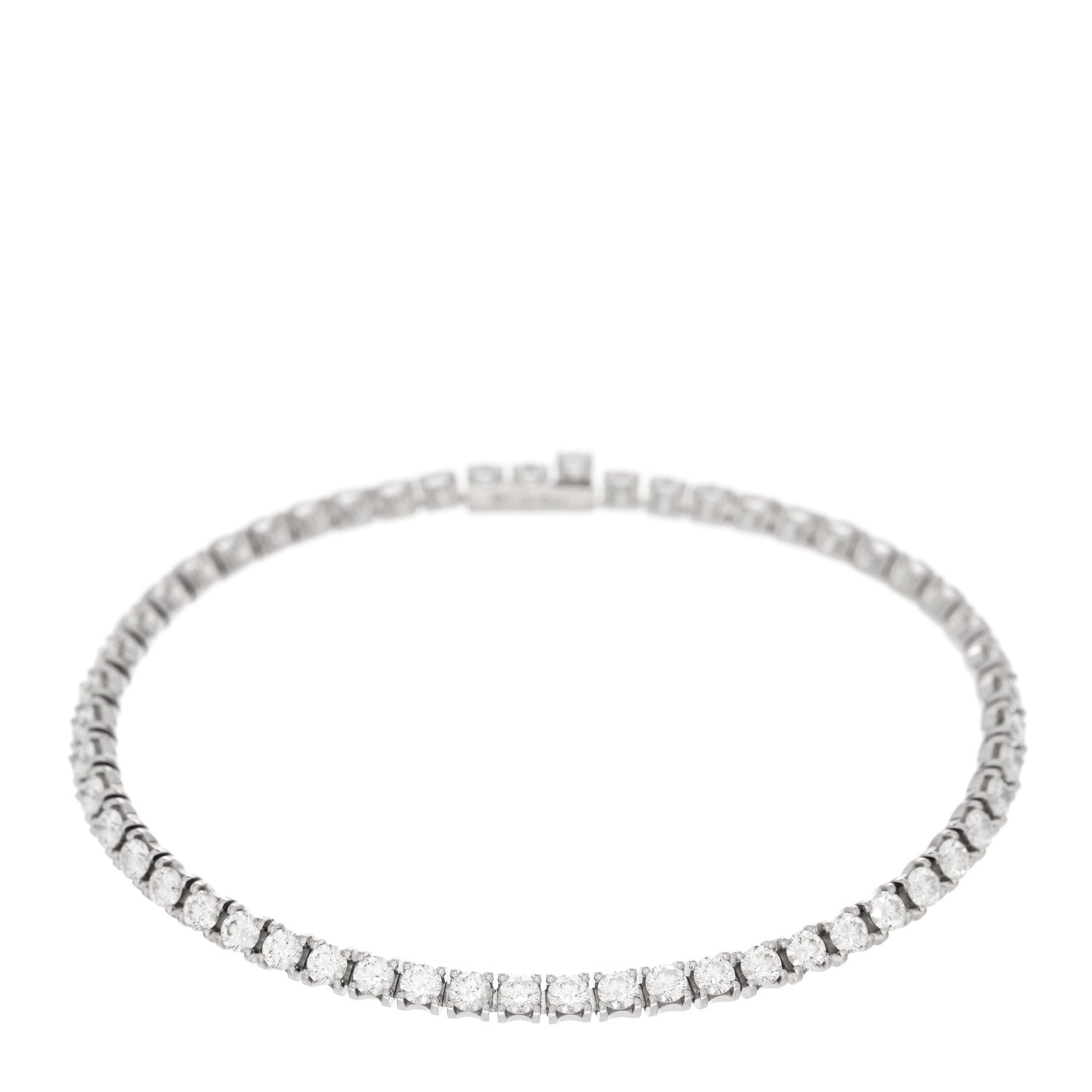 Cartier 18K White Gold Diamond Lignes Essentielles Bracelet 1 of 4