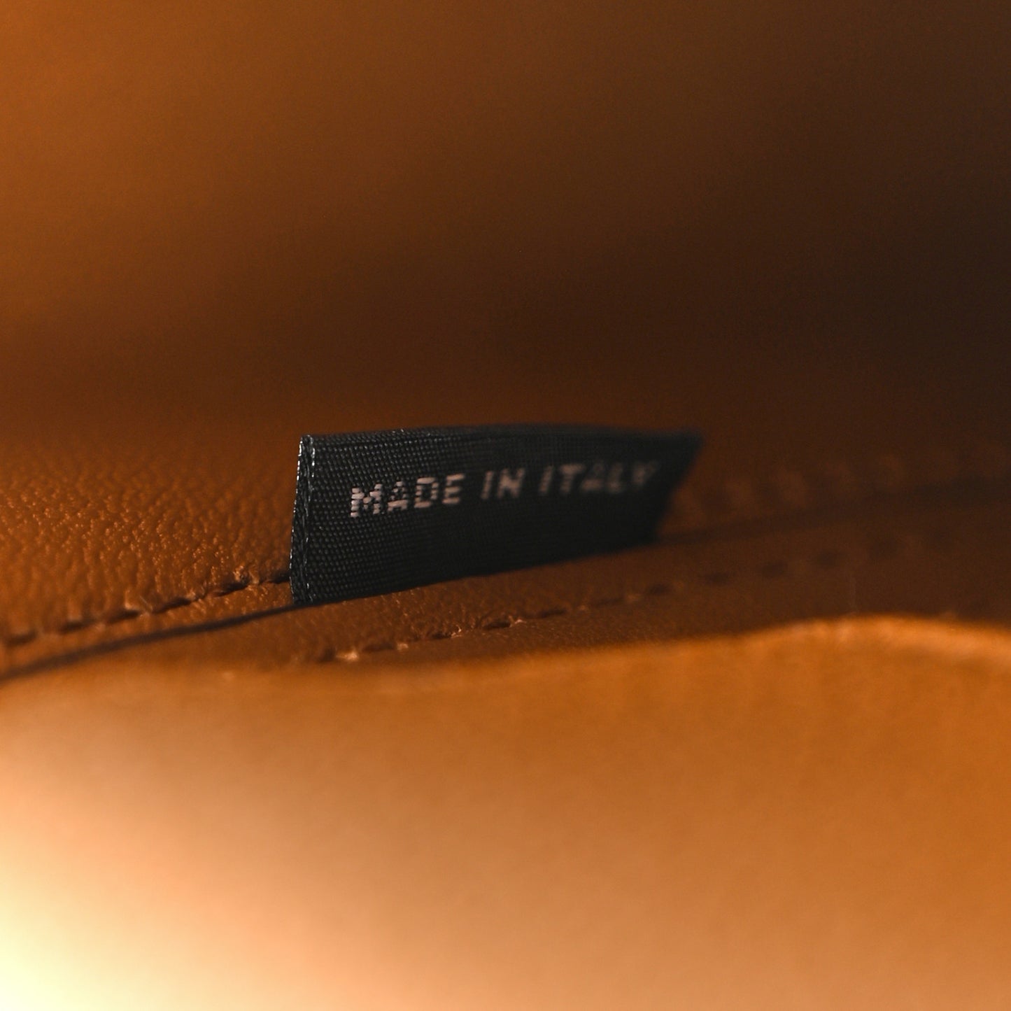 Vitello Daino Soft Mini Double Bag Caramel