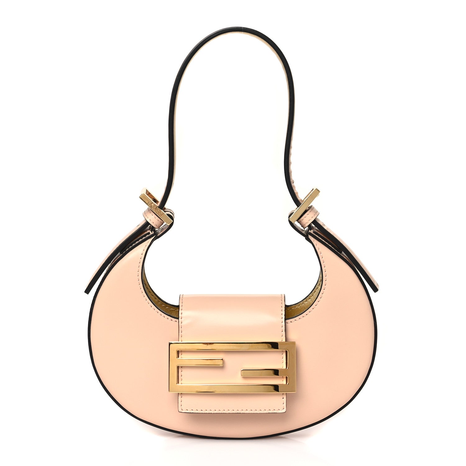Fendi Vitello King Mini Cookie Hobo Bag Light Rose 1 of 9