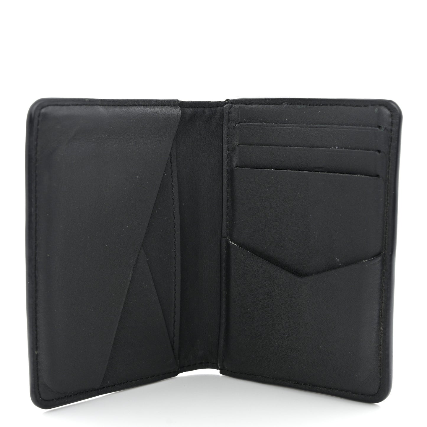 Calfskin Monogram Spotlight Pocket Organizer Black Multicolor