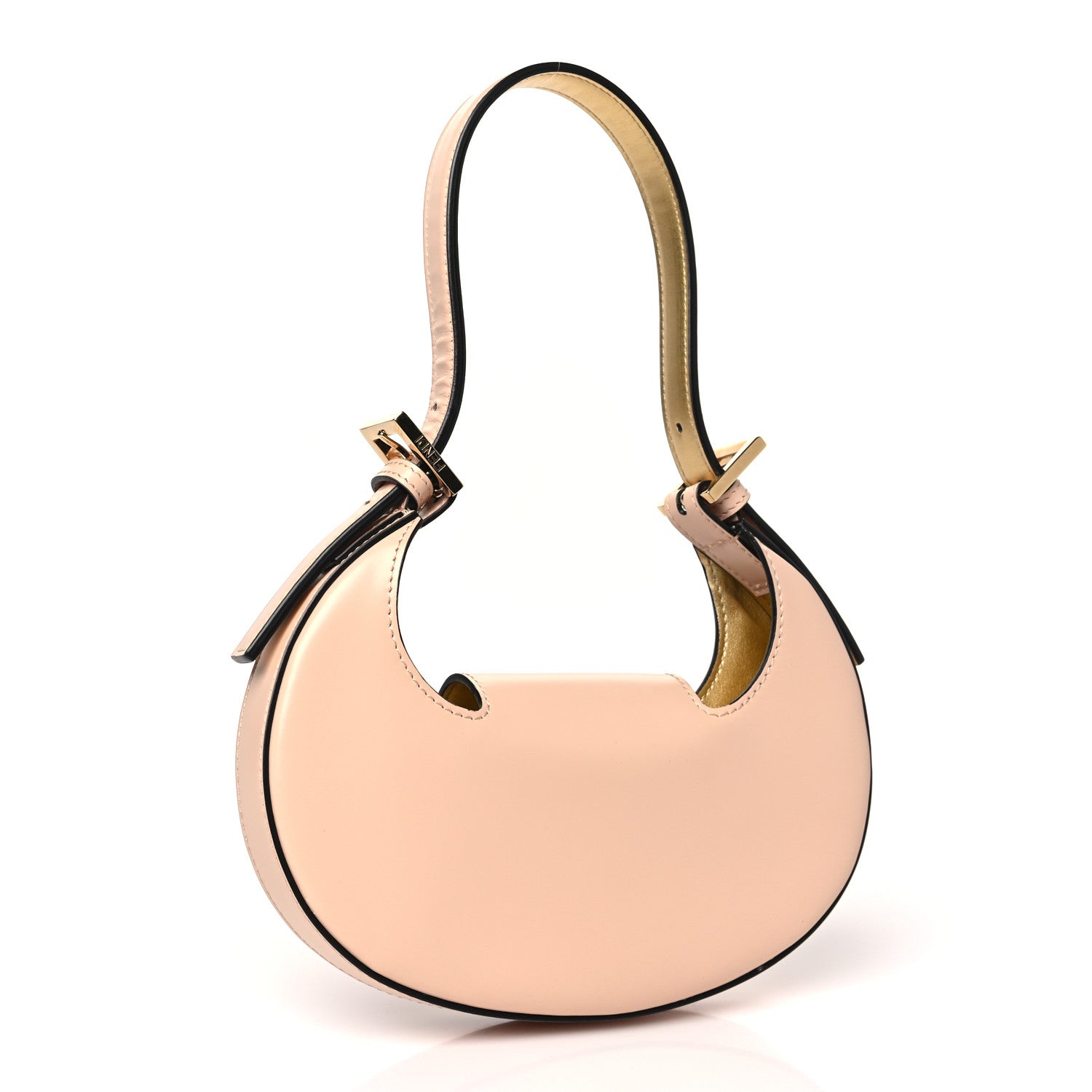 Fendi Vitello King Mini Cookie Hobo Bag Light Rose 3 of 9