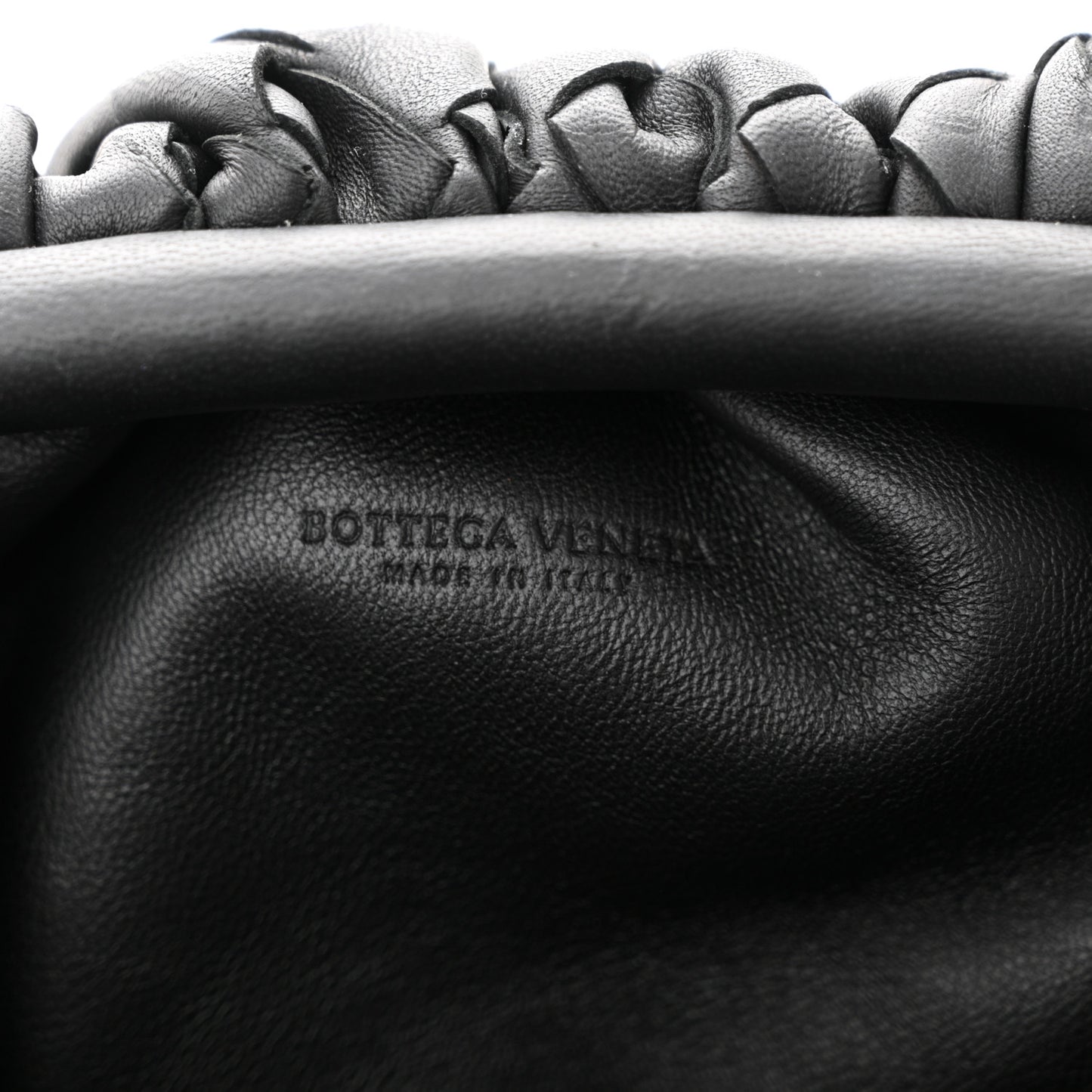 Nappa Intrecciato The Mini Pouch Black