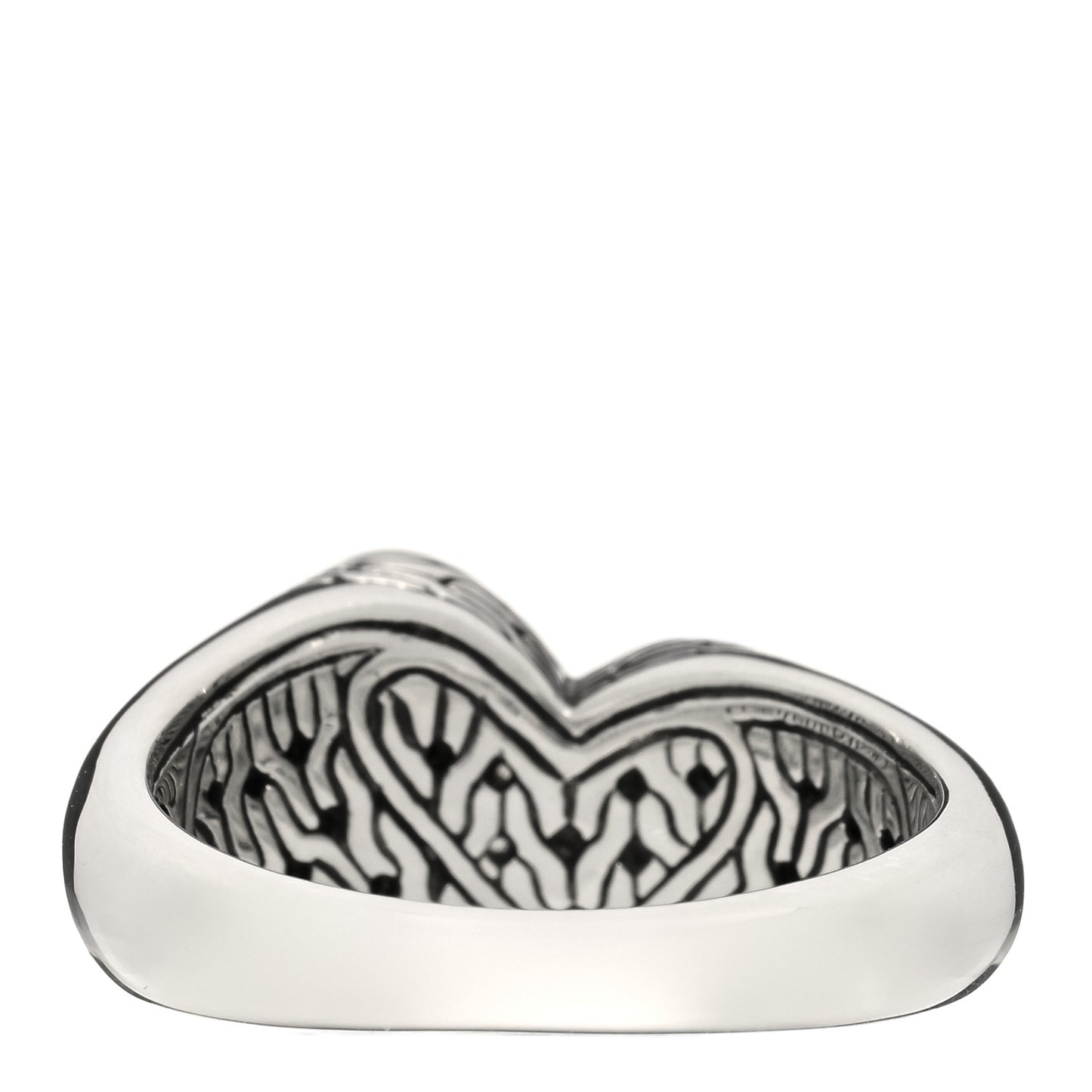 Sterling Silver Diamond Manah Signet Ring 54 7
