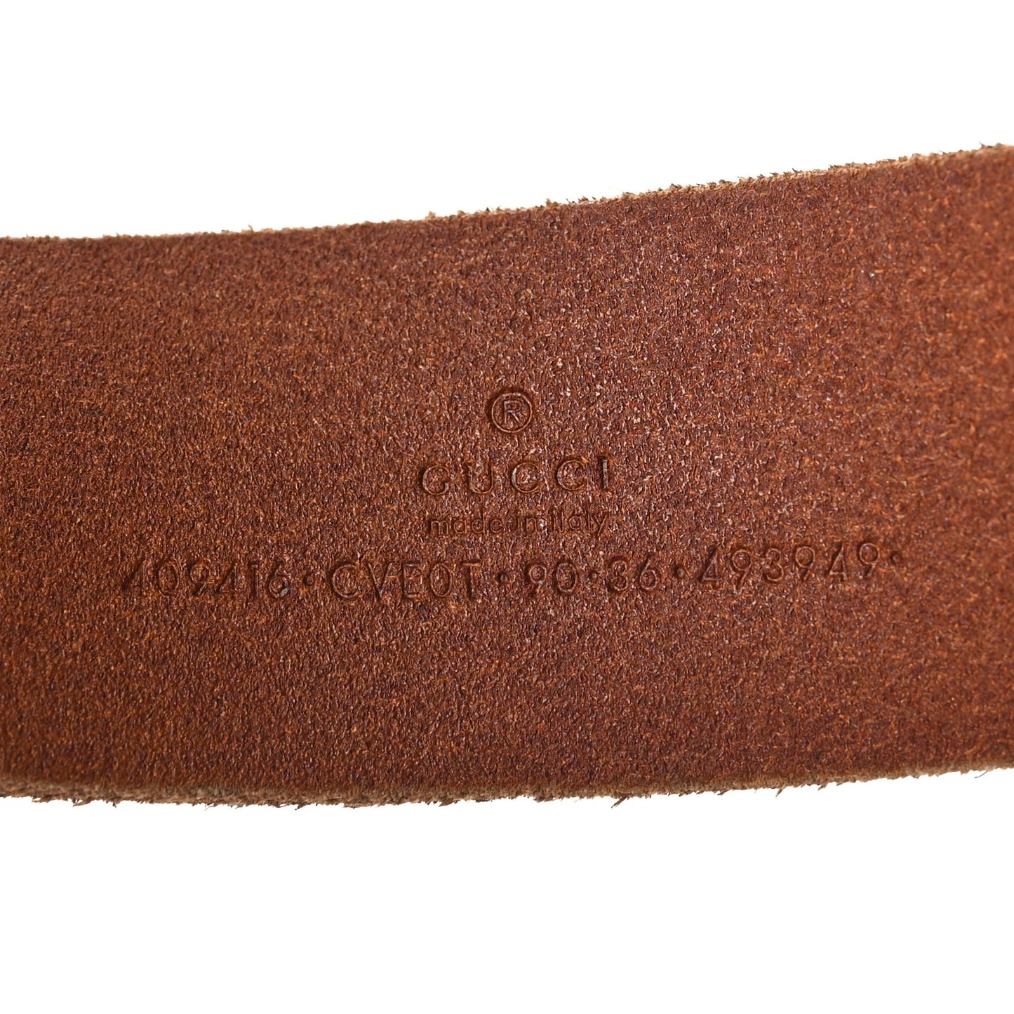 Faded Calfskin Double G 40mm Belt 90 36 Cuir