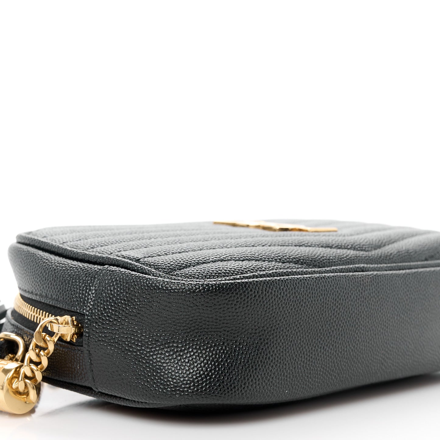 Grain De Poudre Matelasse Monogram Mini Lou Camera Bag Black