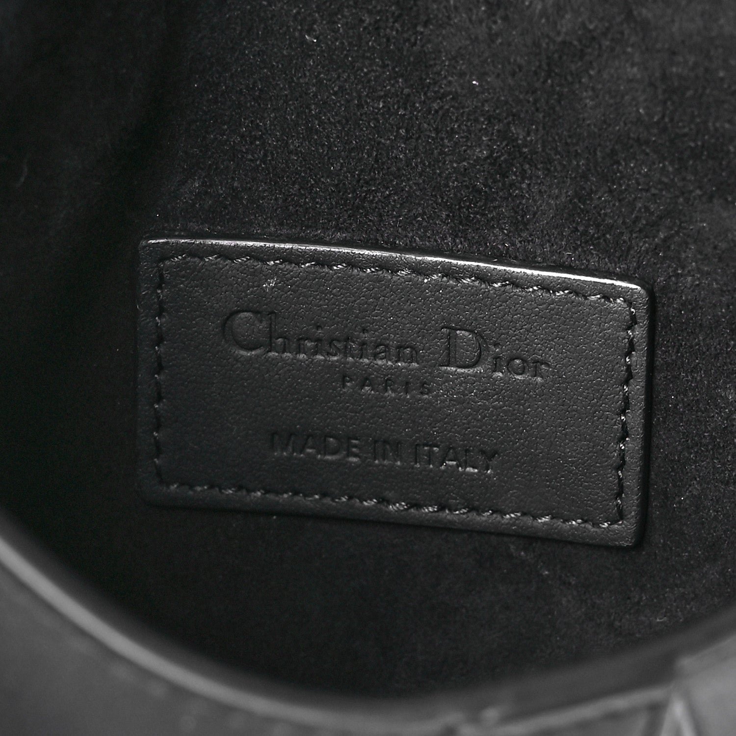 Christian Dior Ultra Matte Calfskin Saddle Belt Bag Black 5 of 13