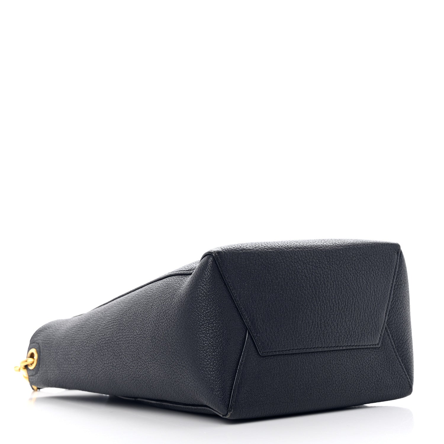 Celine Soft Grained Calfskin Small Sangle Bucket Bag Navy 4 of 15