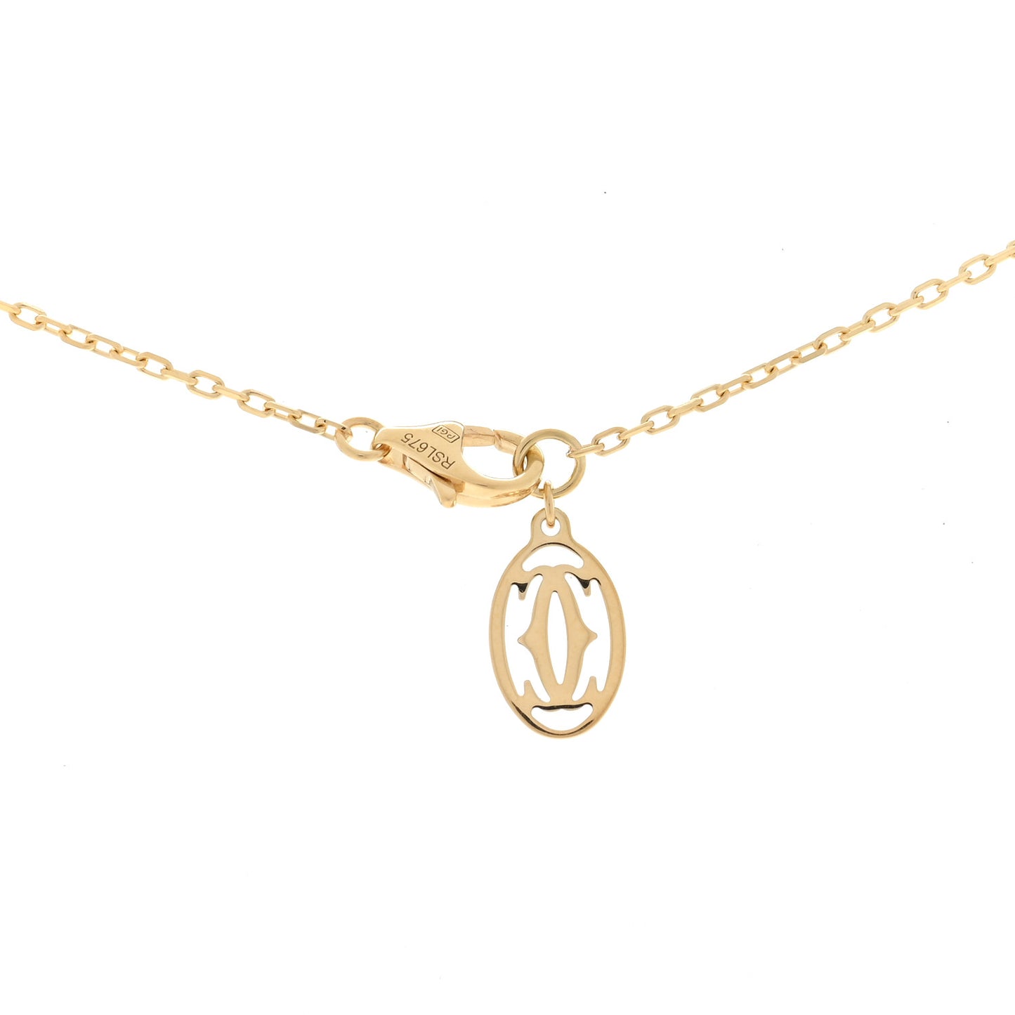 18K Yellow Gold Diamond SM D'Amour Pendant Necklace