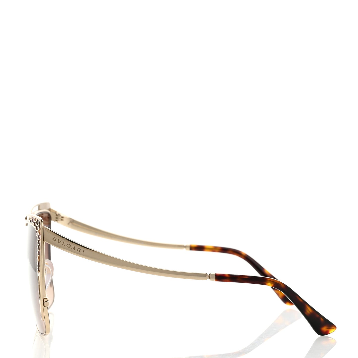 Serpenti 6179 Sunglasses Brown Gold