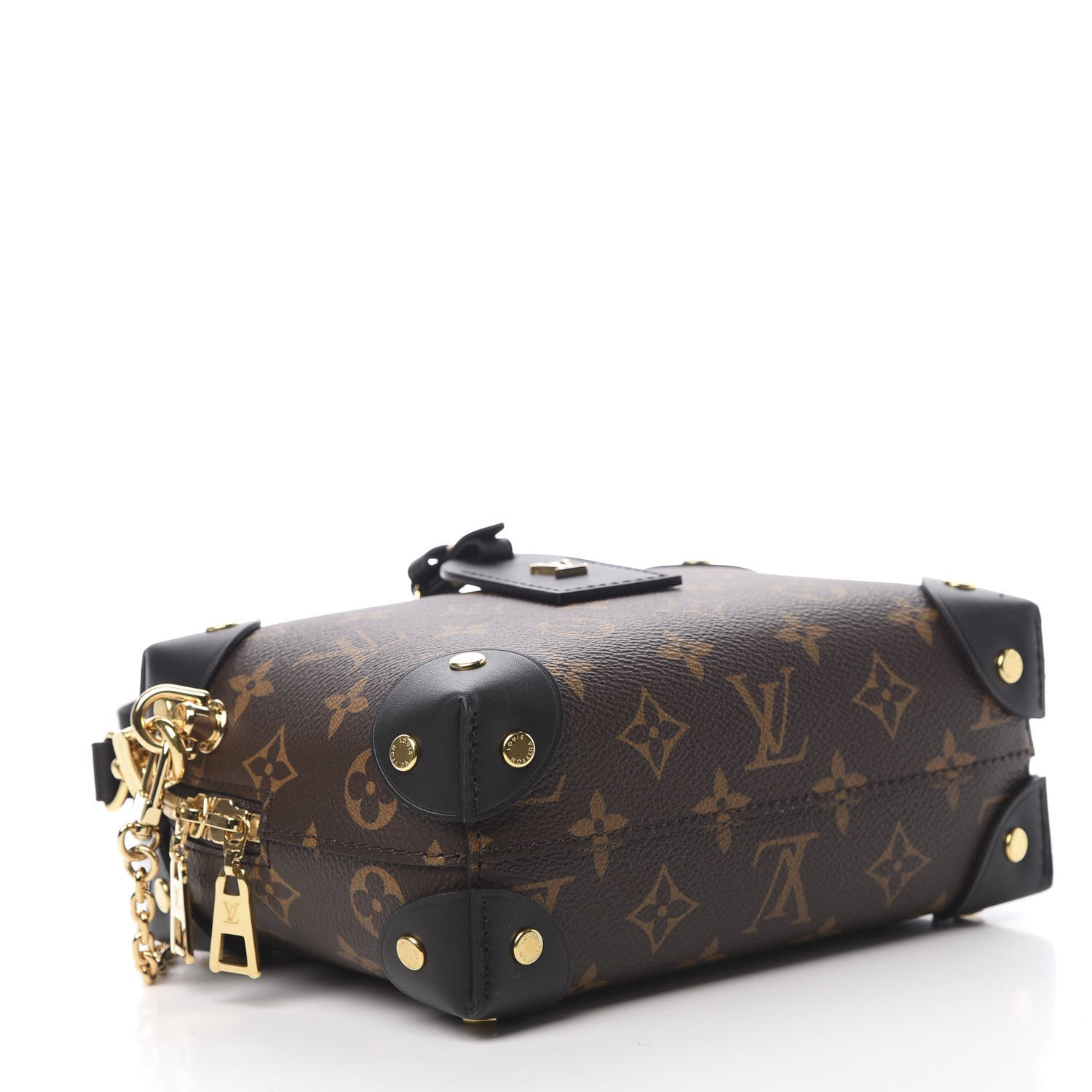 Louis Vuitton Monogram Petite Malle Souple Black 4 of 11