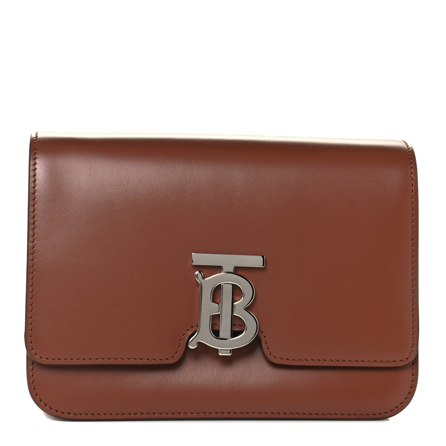 Calfskin Small TB Bag Malt Brown