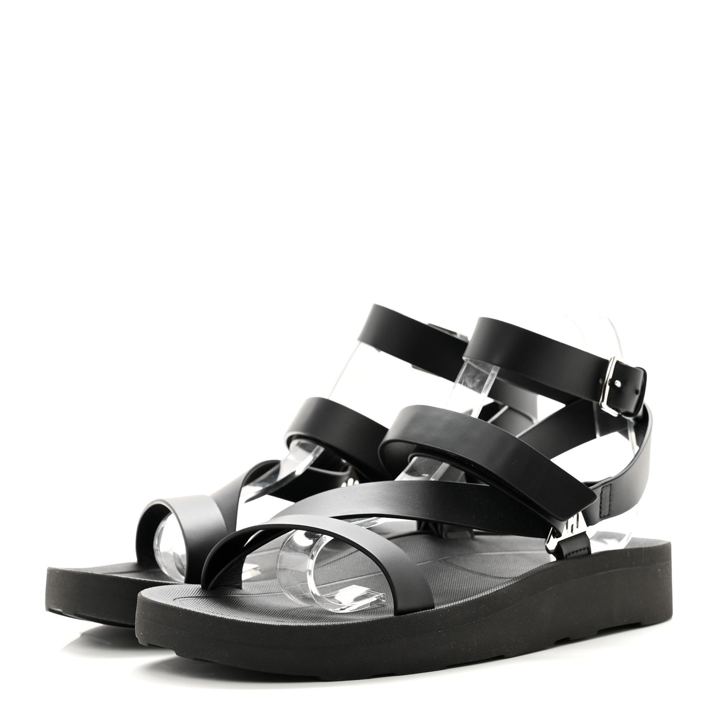 Calfskin Womens Galaxy Chypre Sandals 41 Black