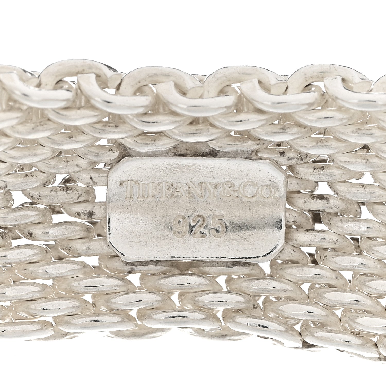 Tiffany Sterling Silver Somerset Mesh Bracelet 3 of 3