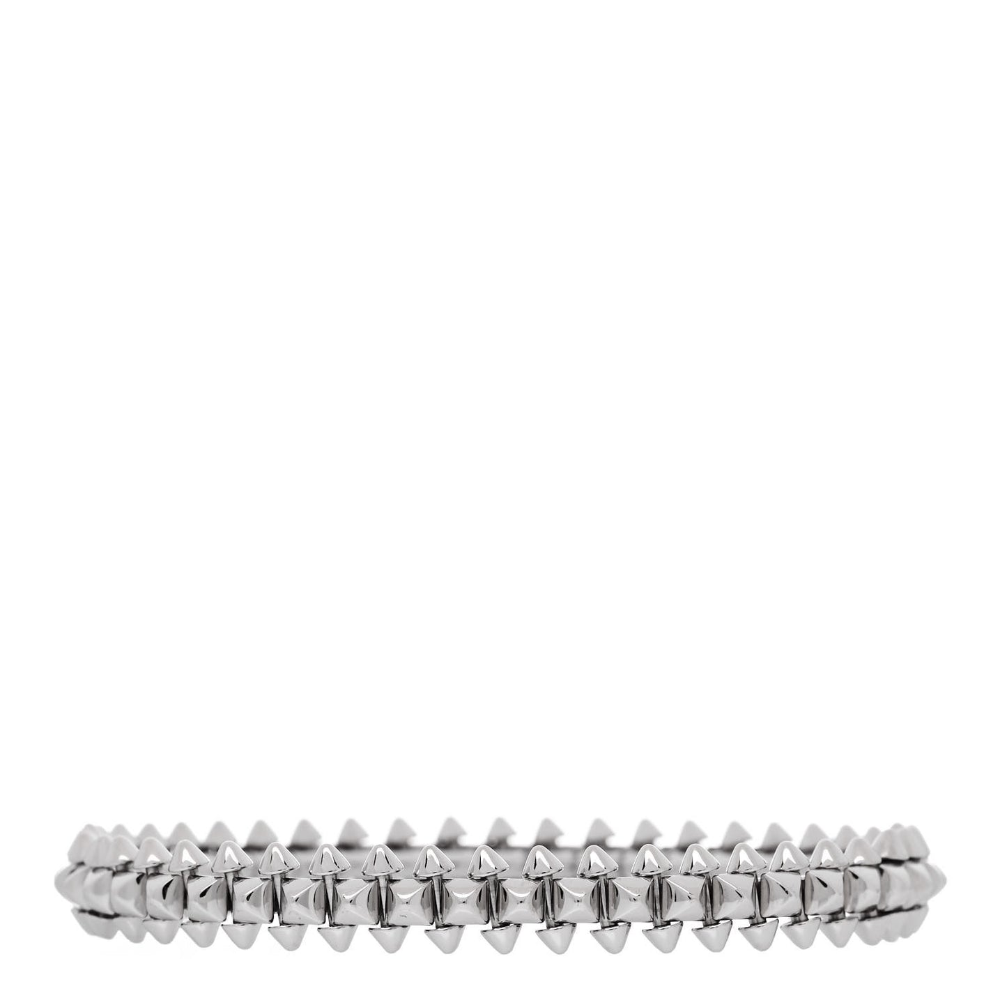 18K White Gold Medium Clash De Cartier Bracelet 16