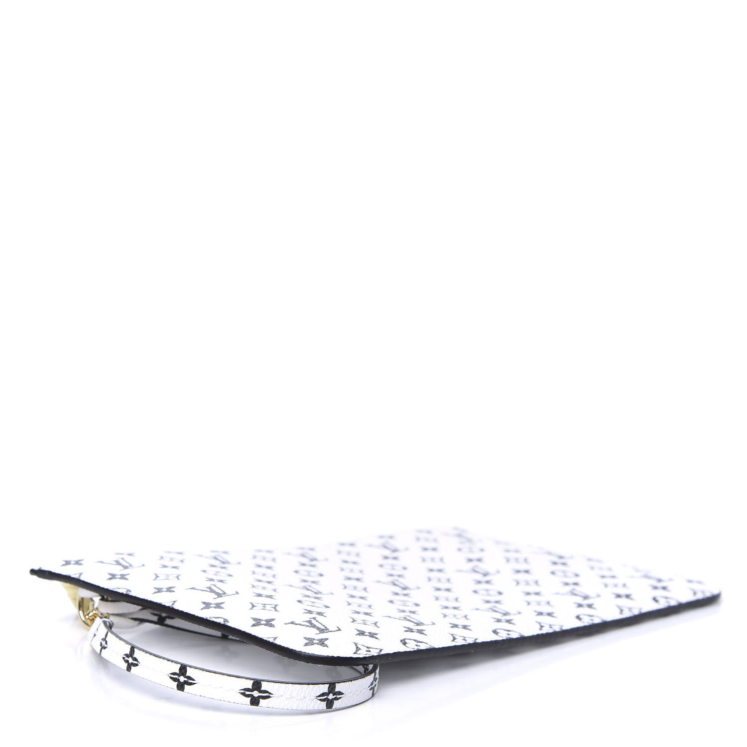 Louis Vuitton Monogram Giant Neverfull MM GM Pochette White 4 of 6