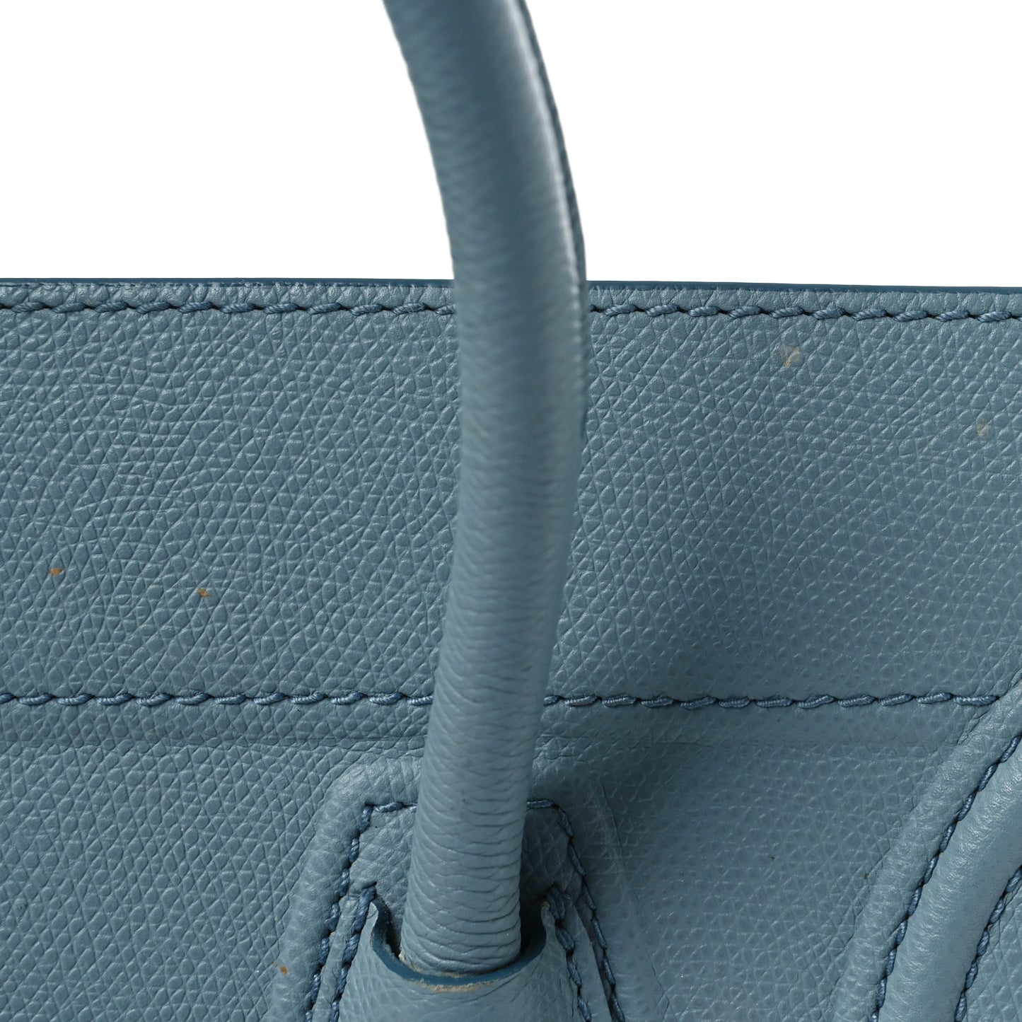 Supple Calfskin Medium Phantom Luggage Slate Blue