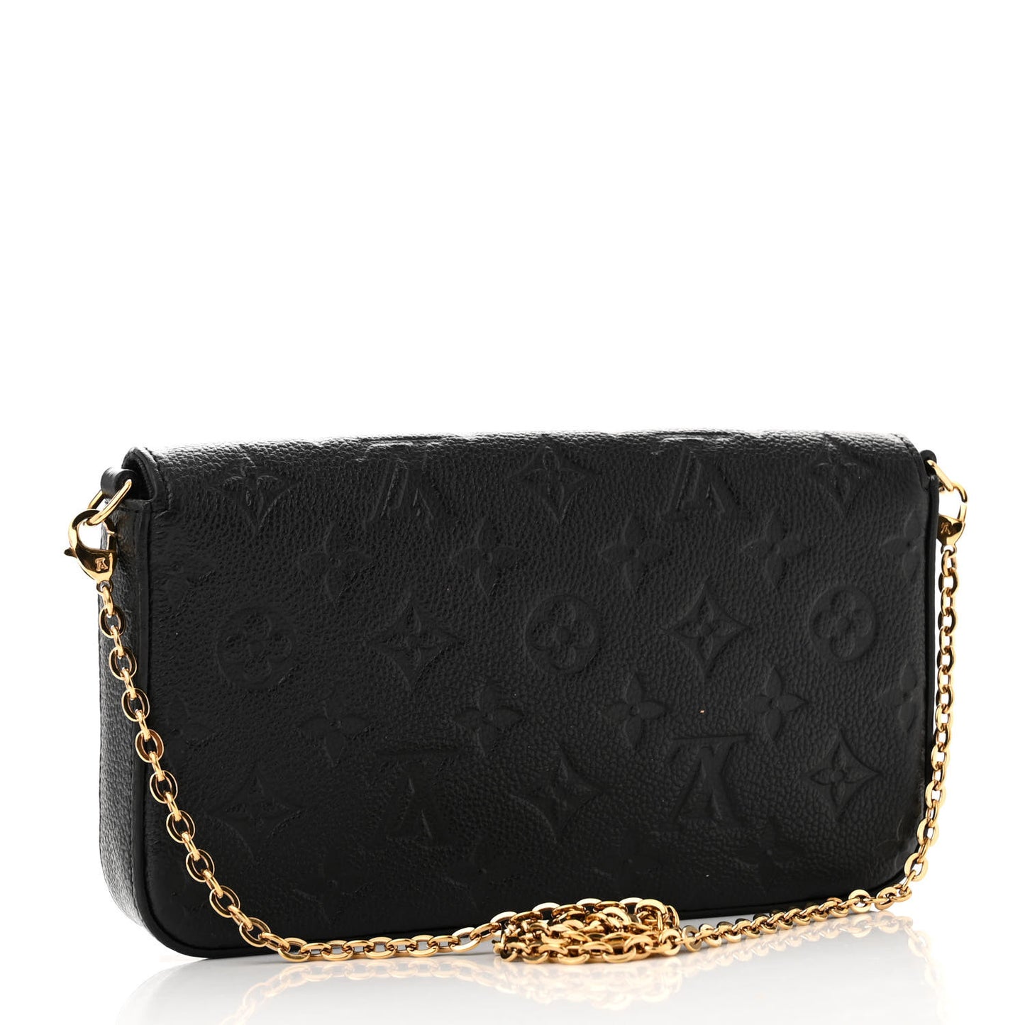Empreinte Pochette Felicie Chain Wallet Black