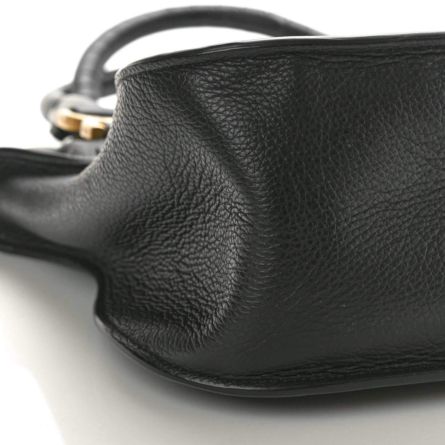 Calfskin Medium Marcie Satchel Black