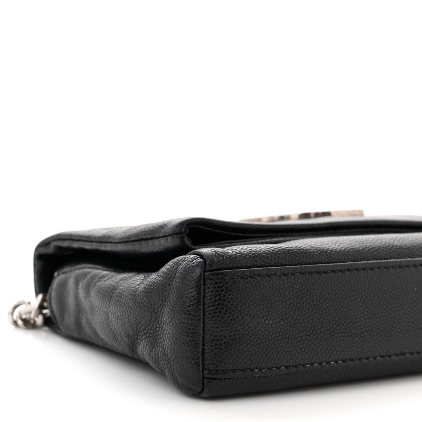 Grain De Poudre Monogram Toy West Hollywood Fold-Over Bag Black