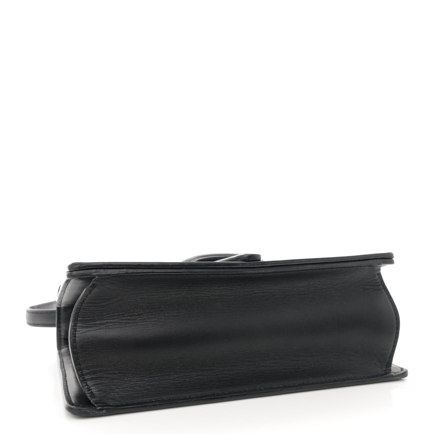 Calfskin Medium Barcelona Shoulder Bag Black