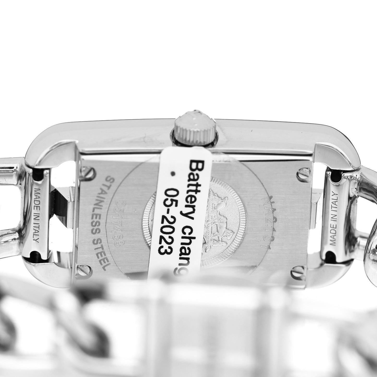 Stainless Steel Diamond 17mm Nantucket Jete De Diamants Quartz Watch