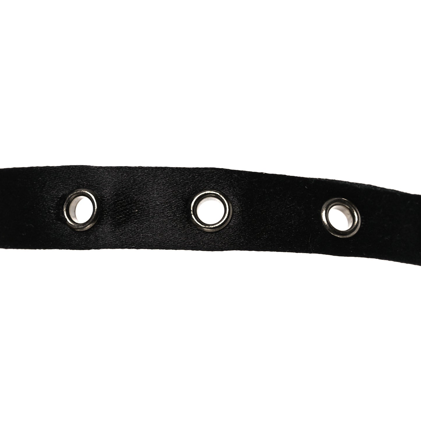 Silk Dior Bow Belt Black