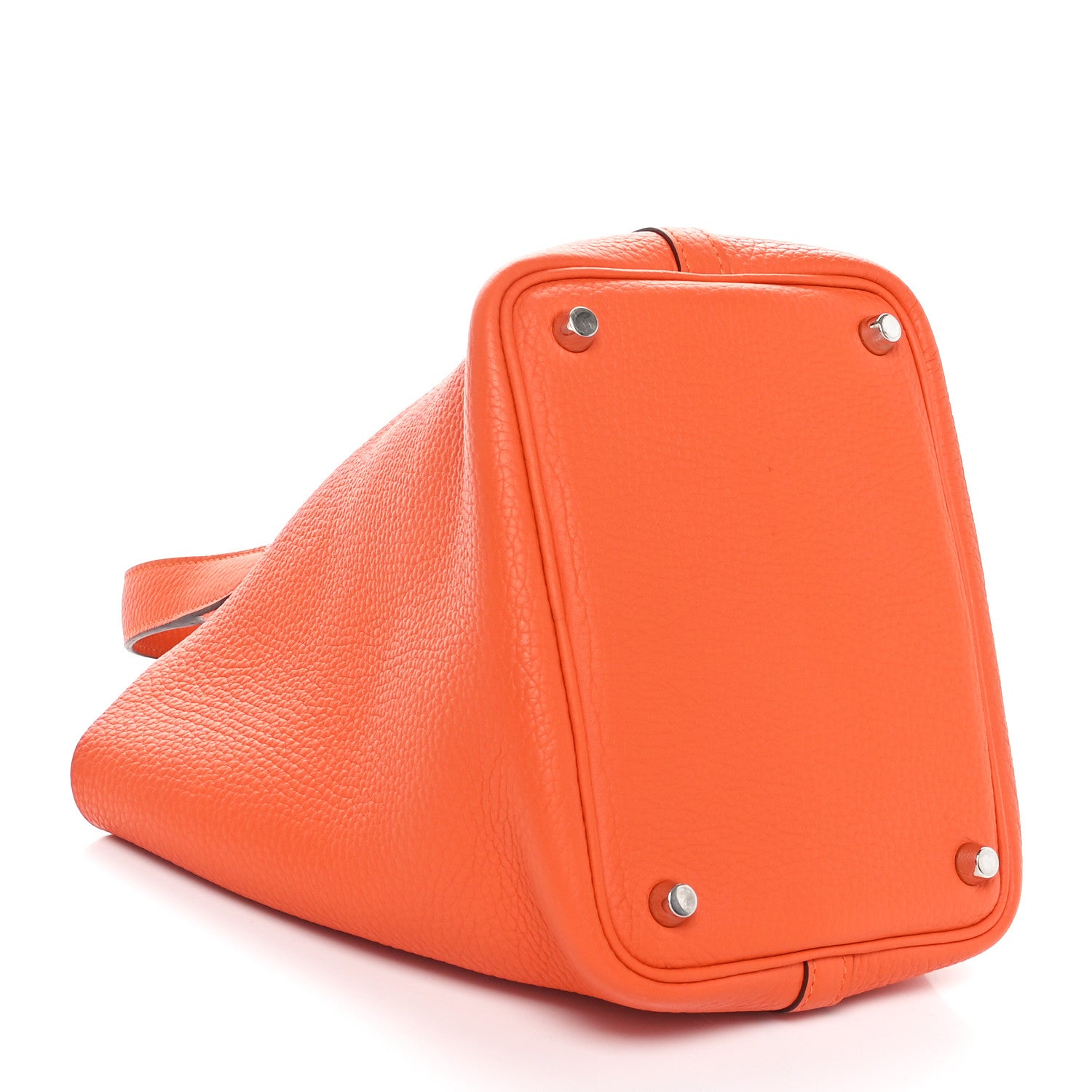 Hermes Taurillon Clemence Picotin Lock 18 PM Orange 4 of 10