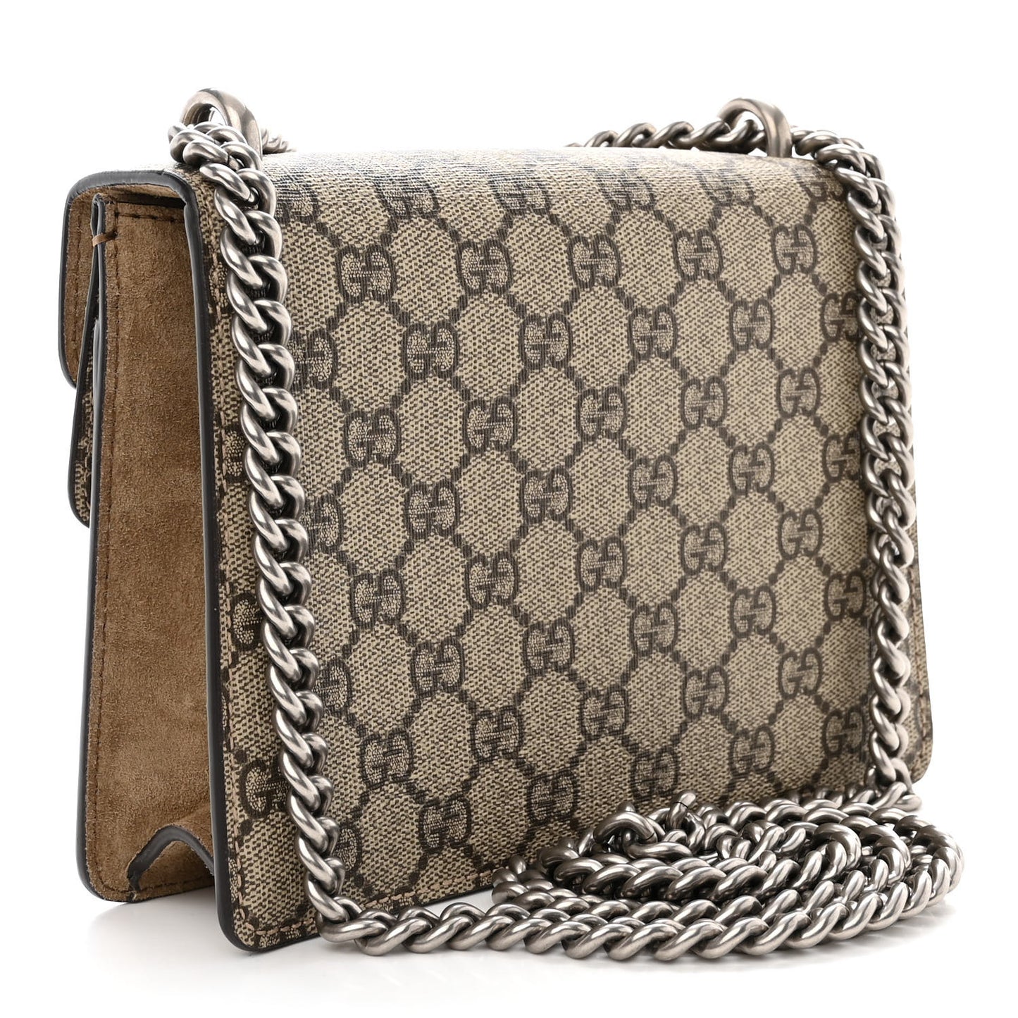 GG Supreme Monogram Mini Dionysus Shoulder Bag Taupe