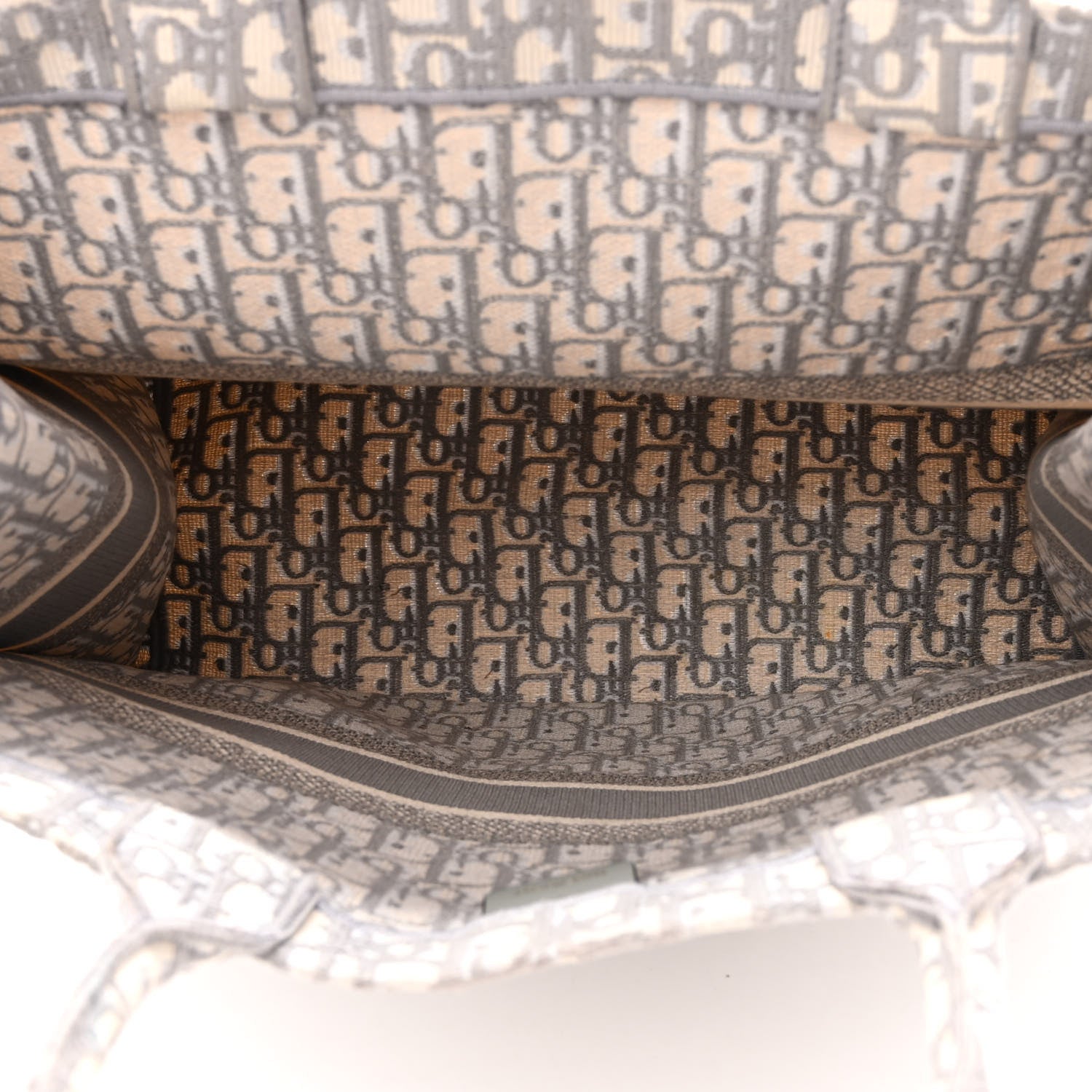 Christian Dior Oblique Large Book Tote Grey 5 of 10