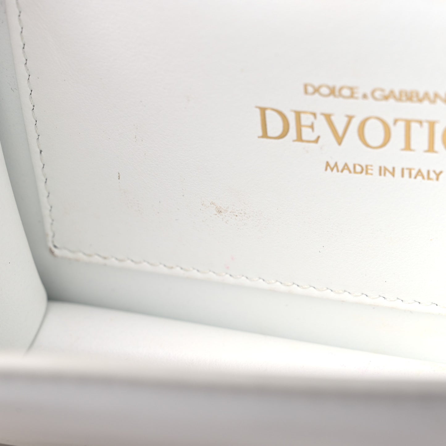 Smooth Calfskin Small Devotion Envelope Top Handle Bag White